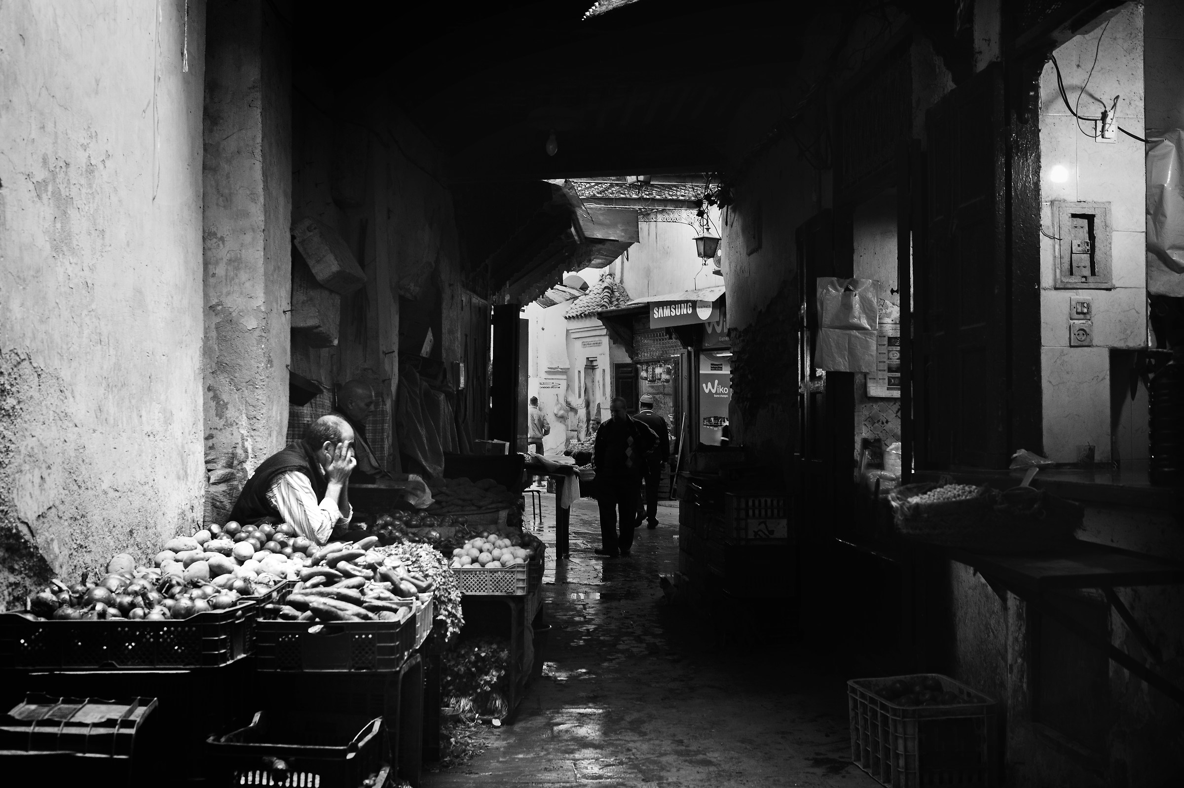 In attesa di clienti