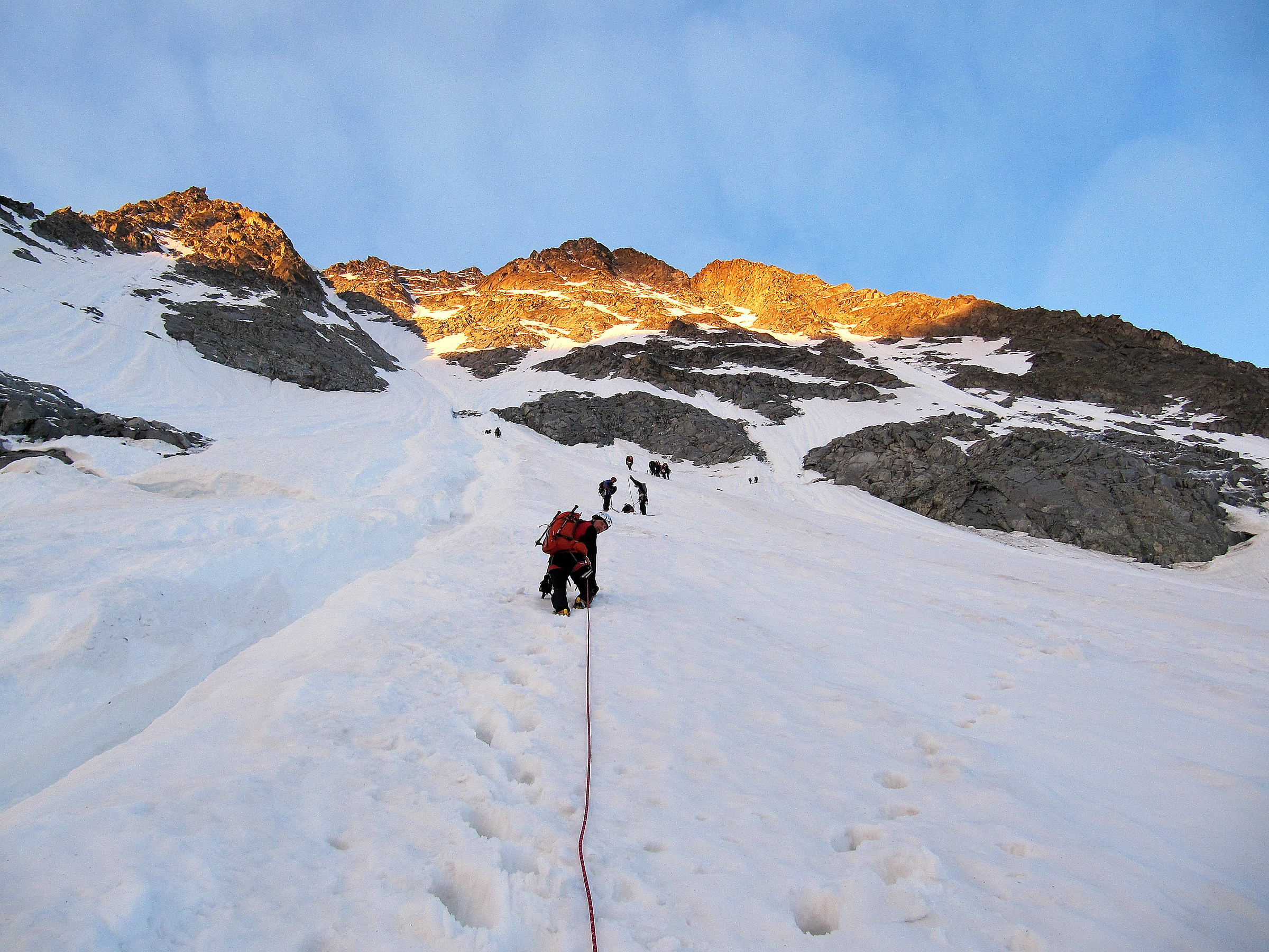 Dawn of the top vermillion-gully Weixlbaumer