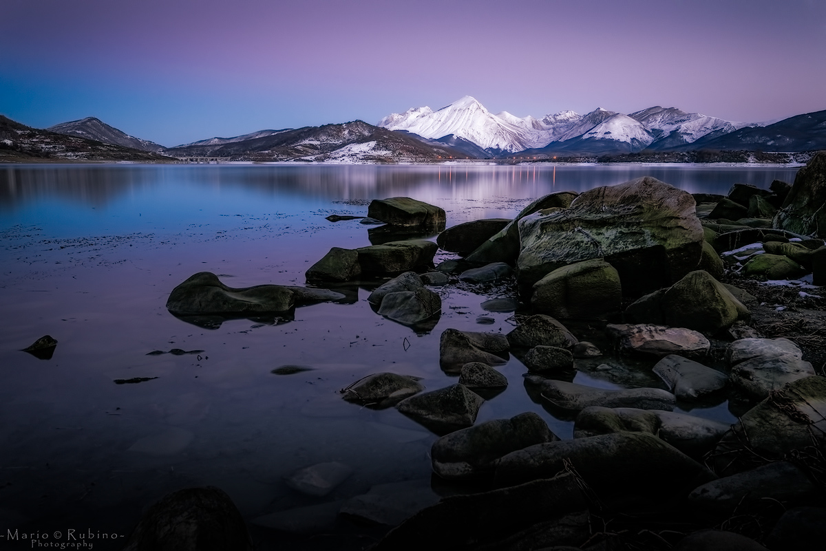 Sunset on Gran Sasso