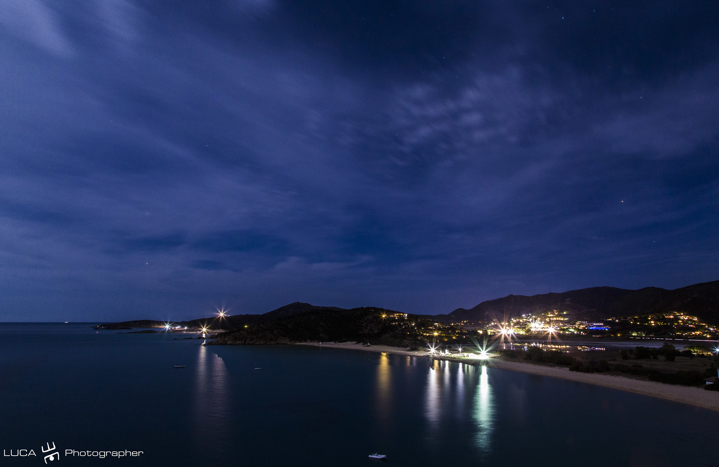 chia view from the tower at night