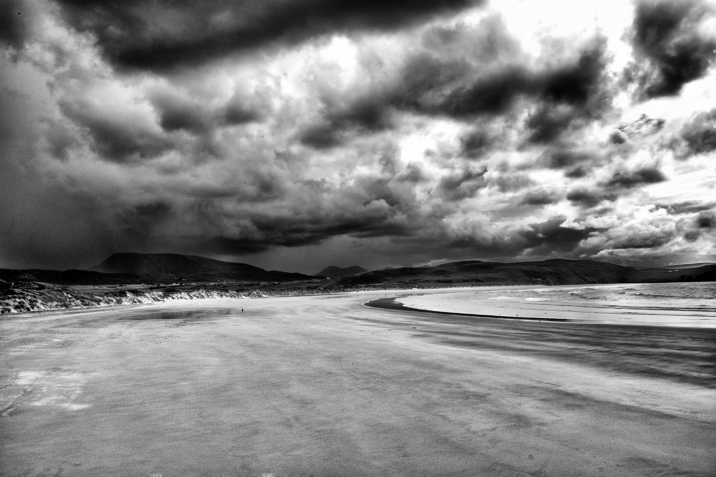 alone, a point in the immensity of nature