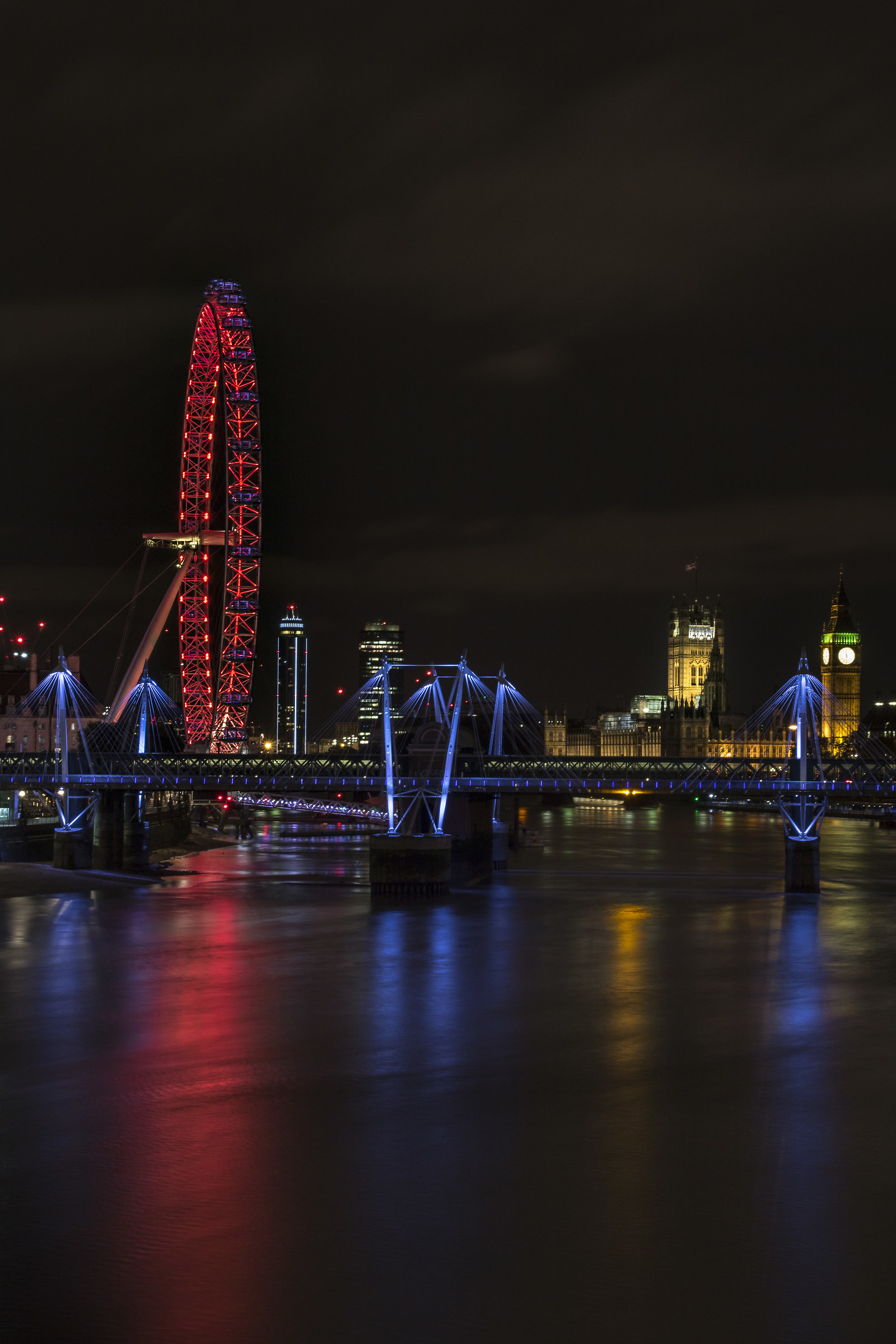 veduta dal Waterloo Bridge