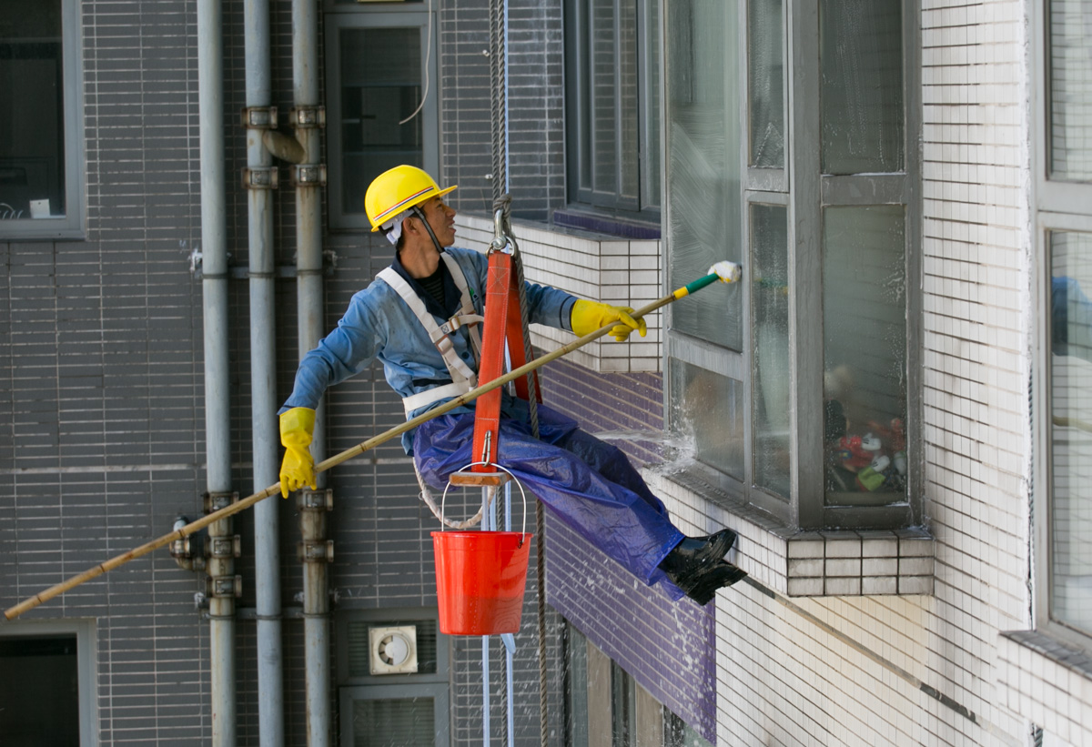 Lavavetri, appeso ad una corda2