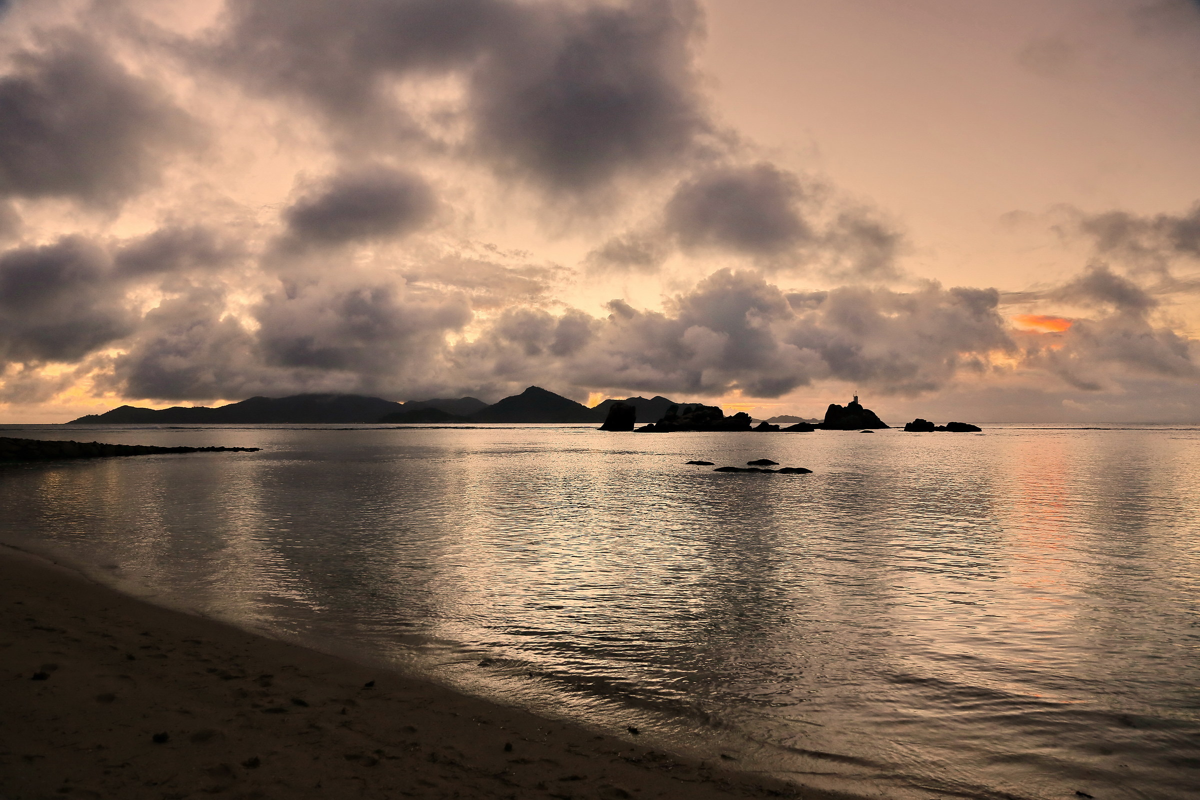 Amber Sunset in La Digue