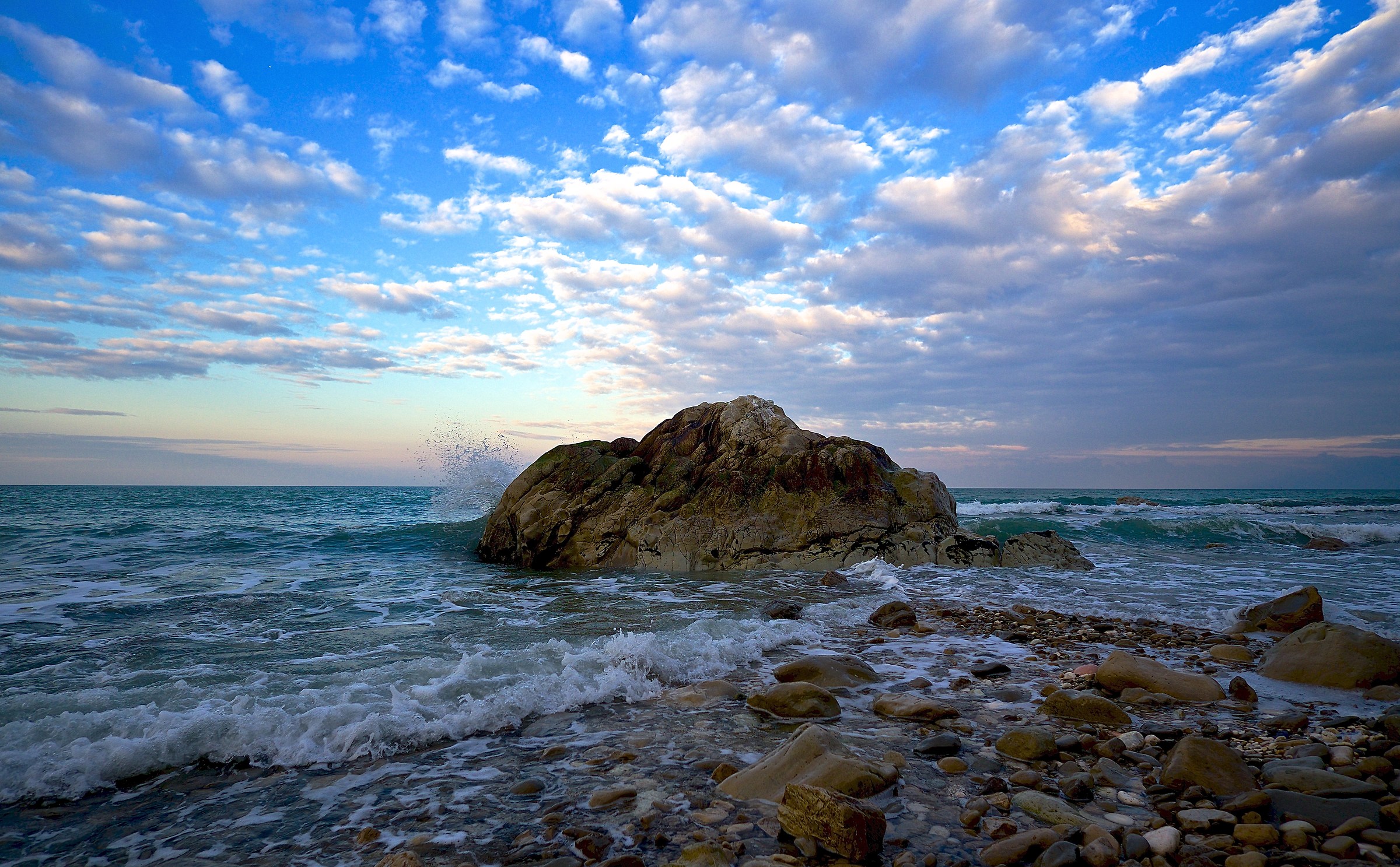 Portonovo al tramonto