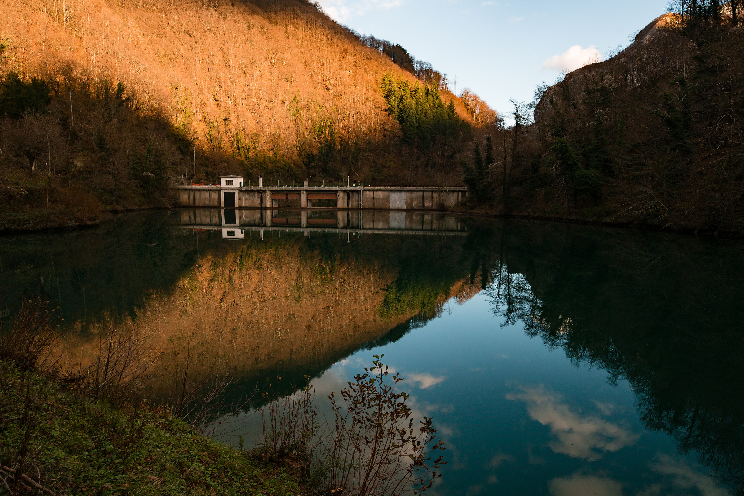 Sunset in Holy Island