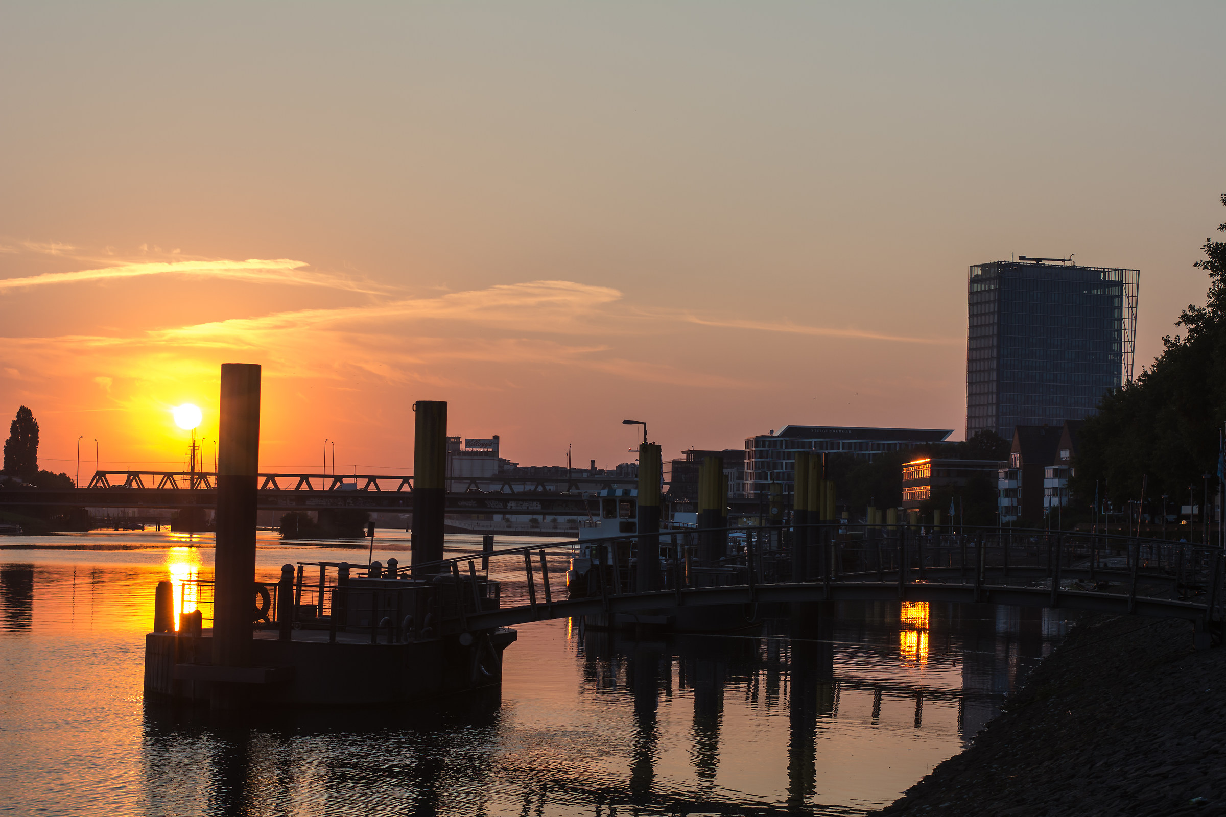 Scorcio del porto di Brema