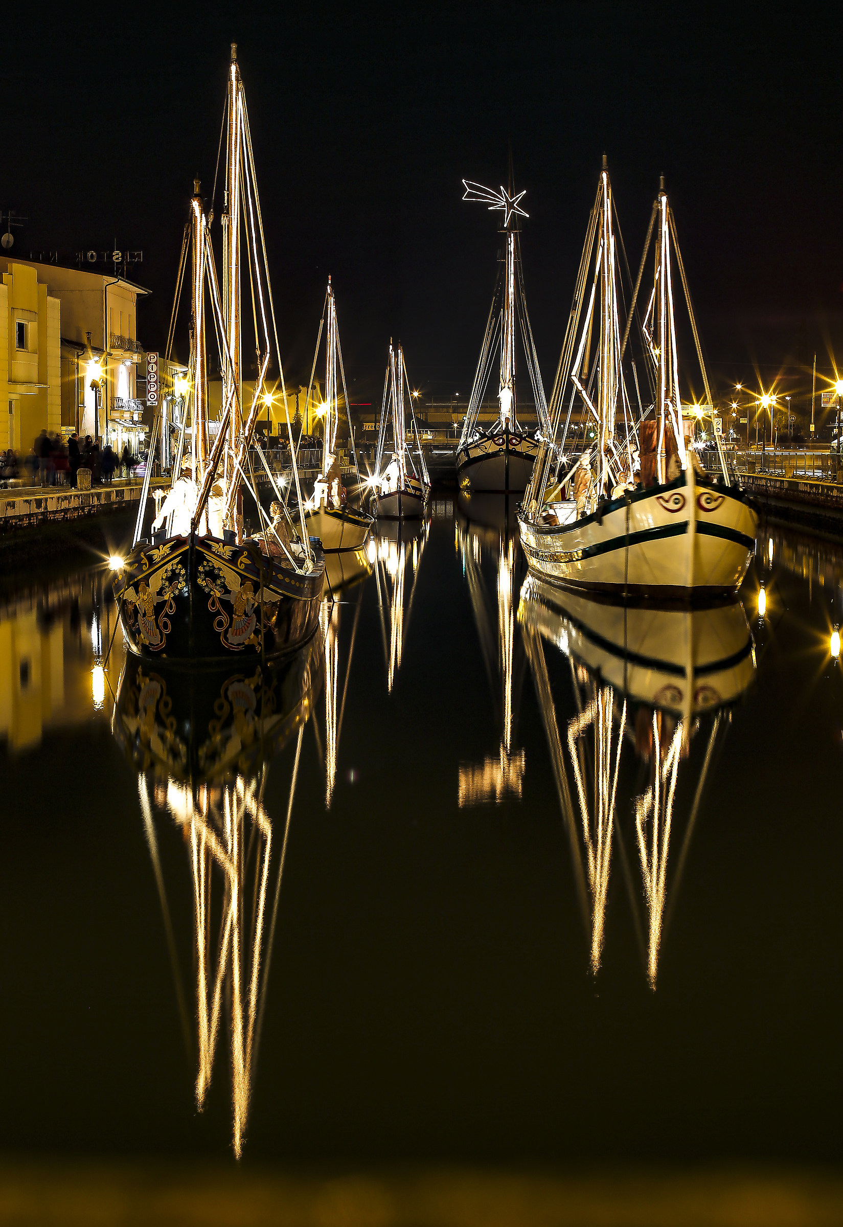 Cesenatico by night