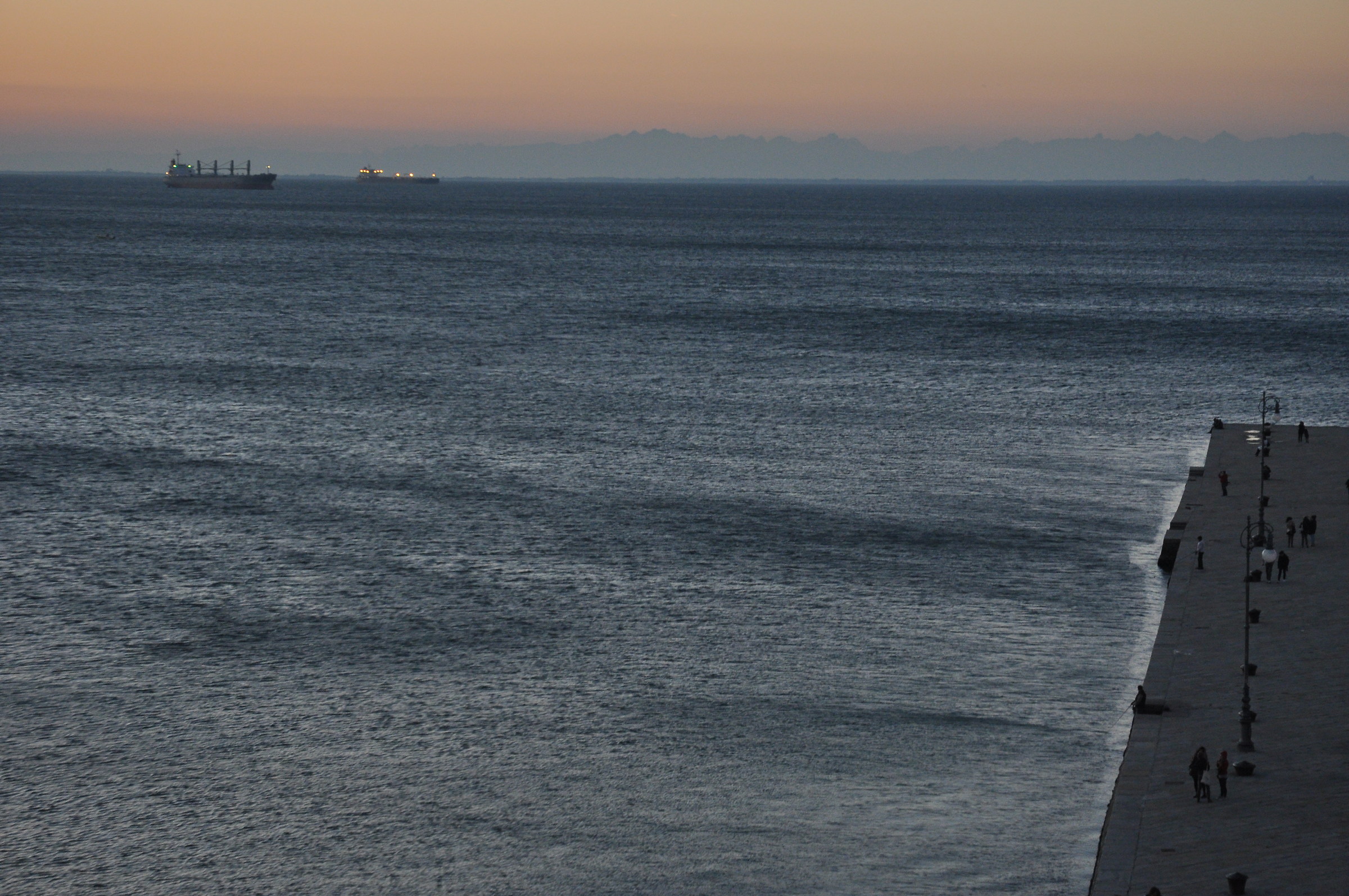 Sunset with Molo Audace