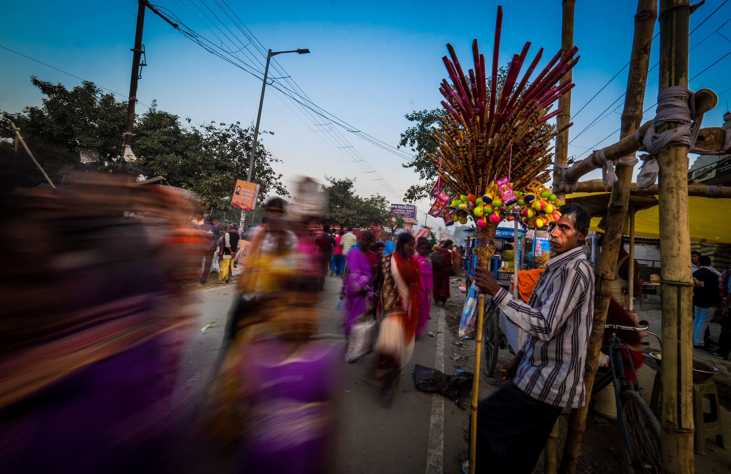 Everything flows. Sonepur Mela, India