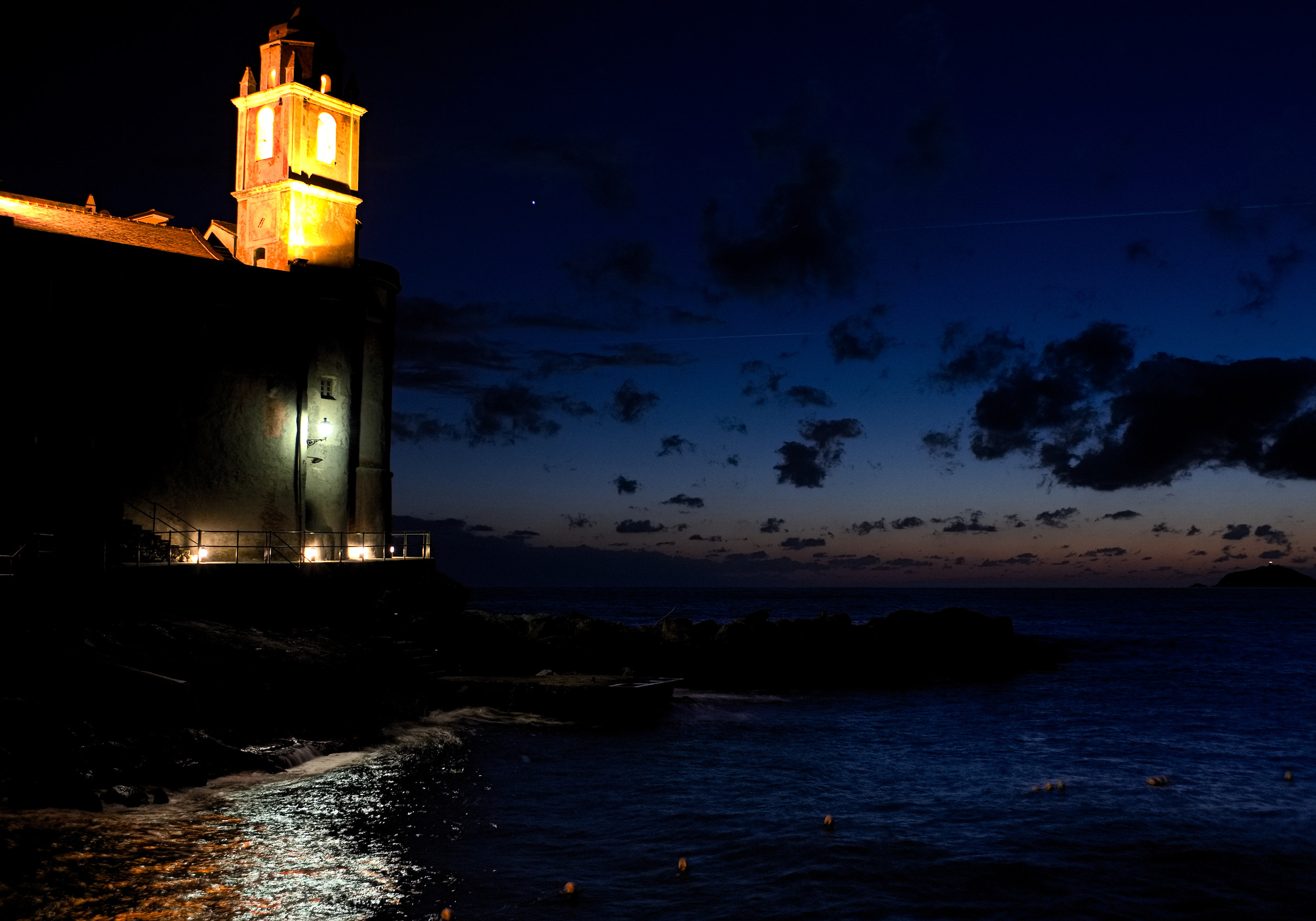sunset in Tellaro