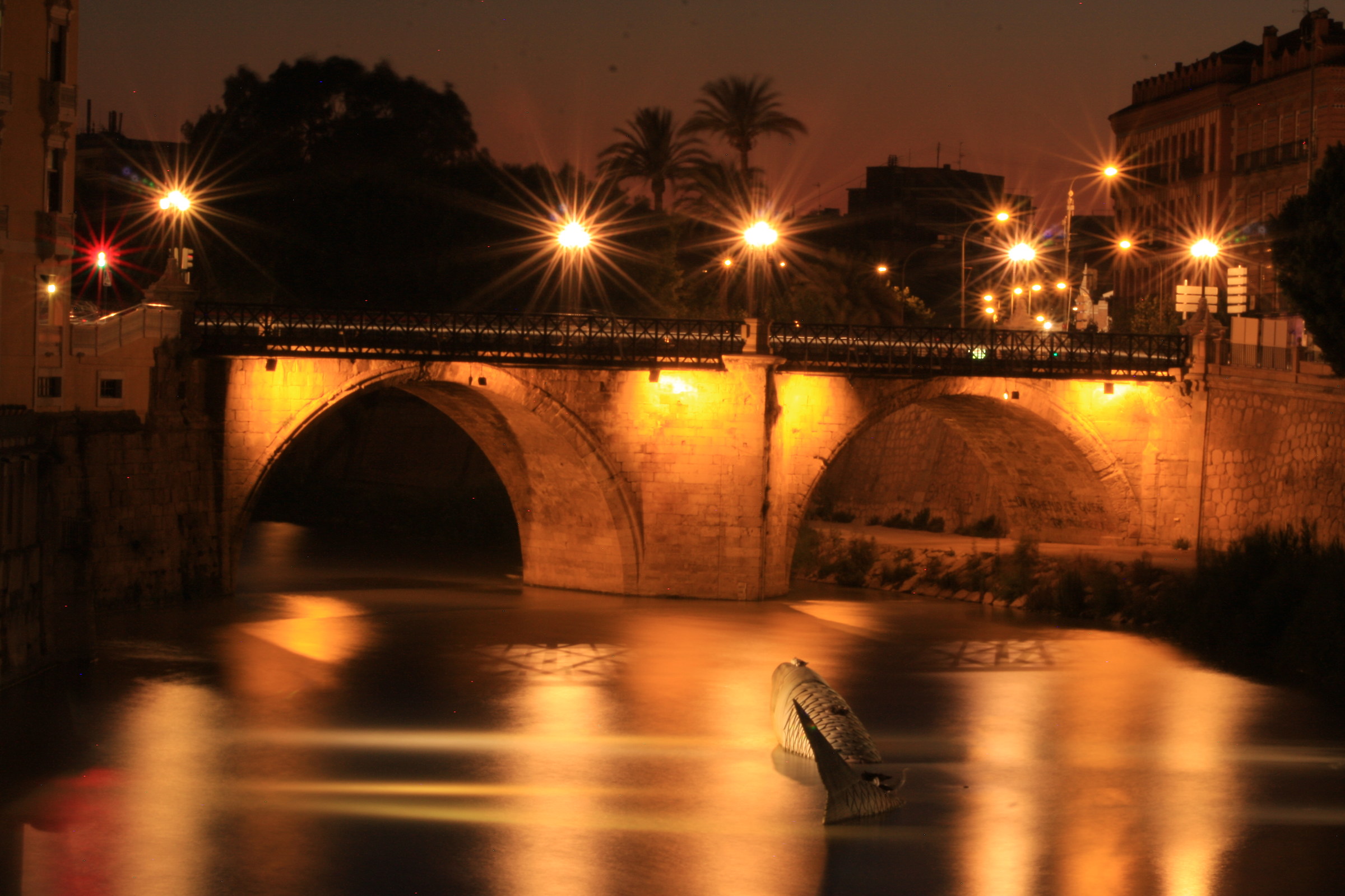 Sardina y puente viejo