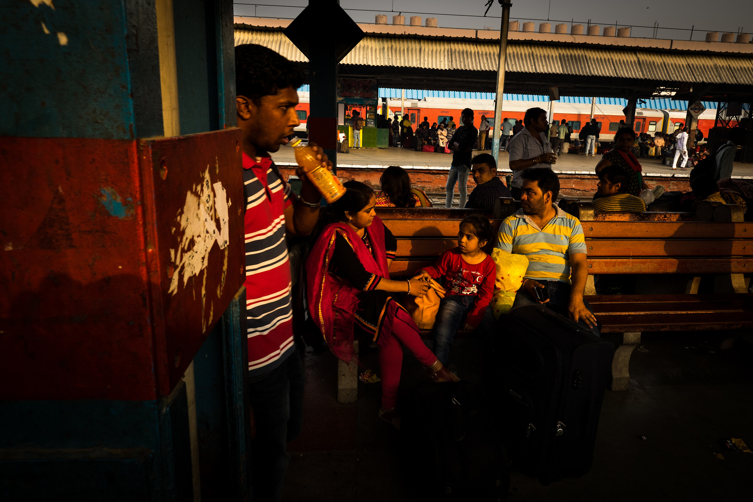 Thinking of Alex Webb, New Delhi Railway Station