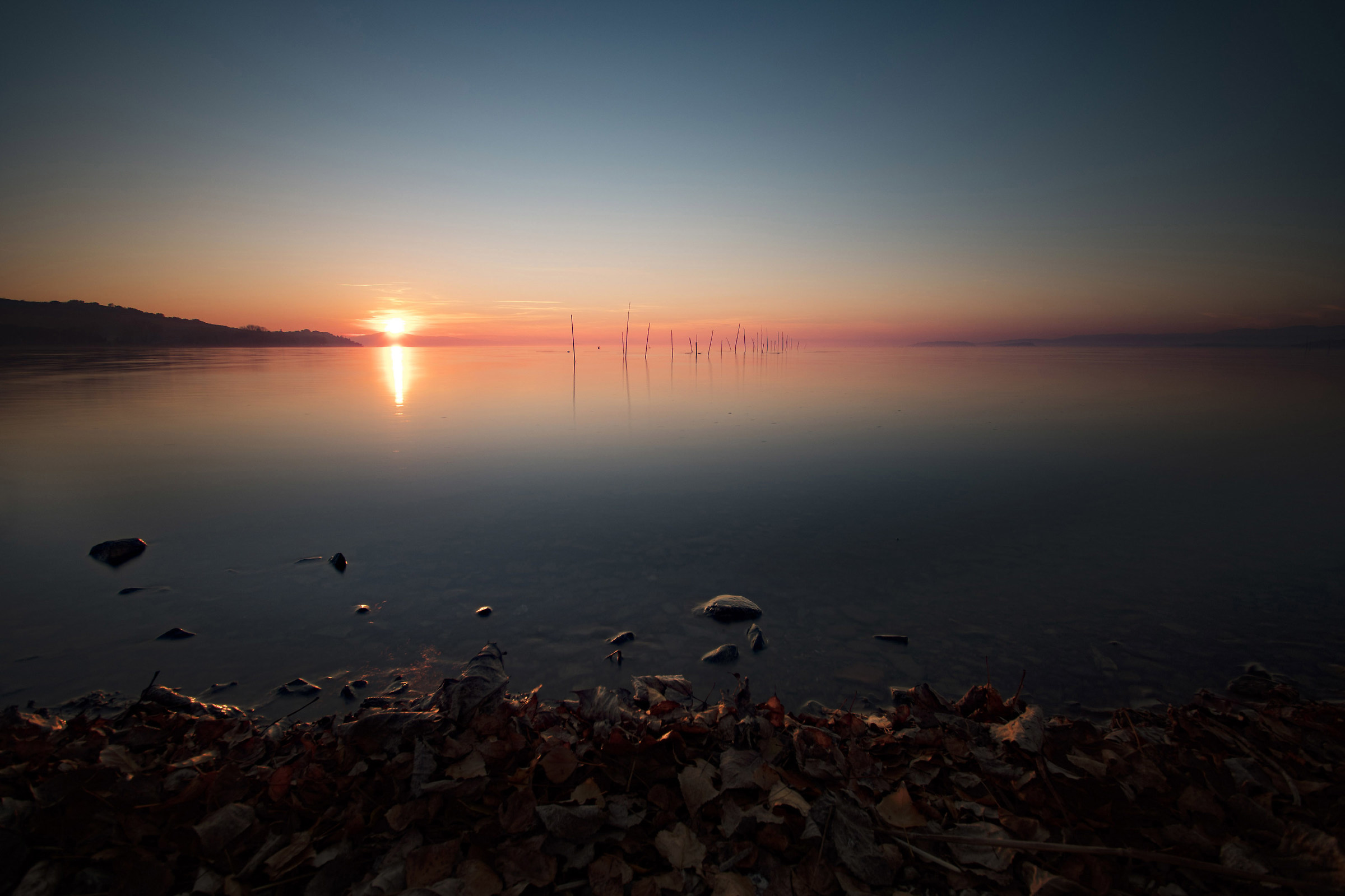 Sunset on Lake Trasimeno