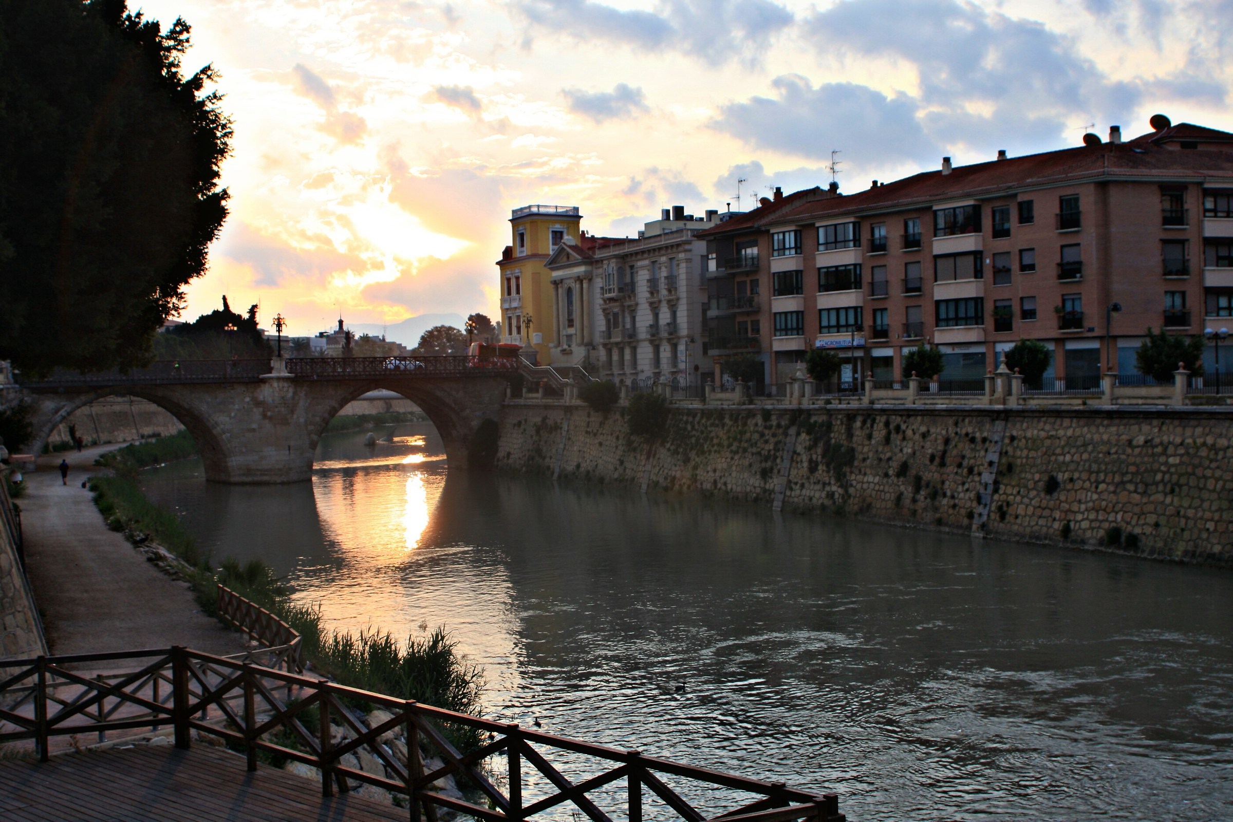 Río segura e puente viejo