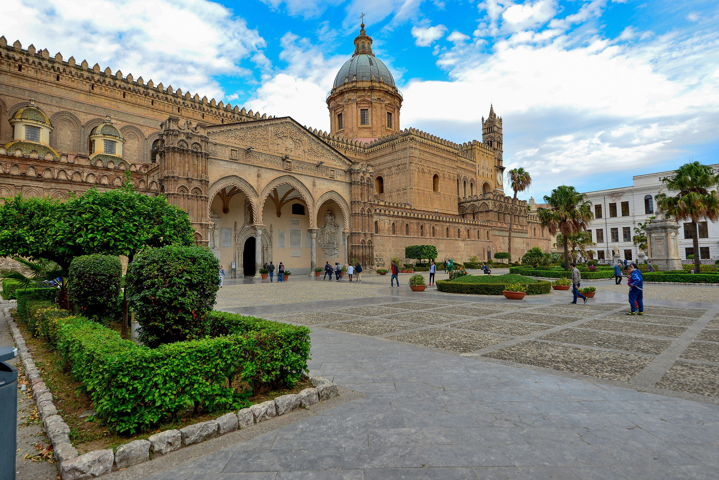 the Palermo cathedral