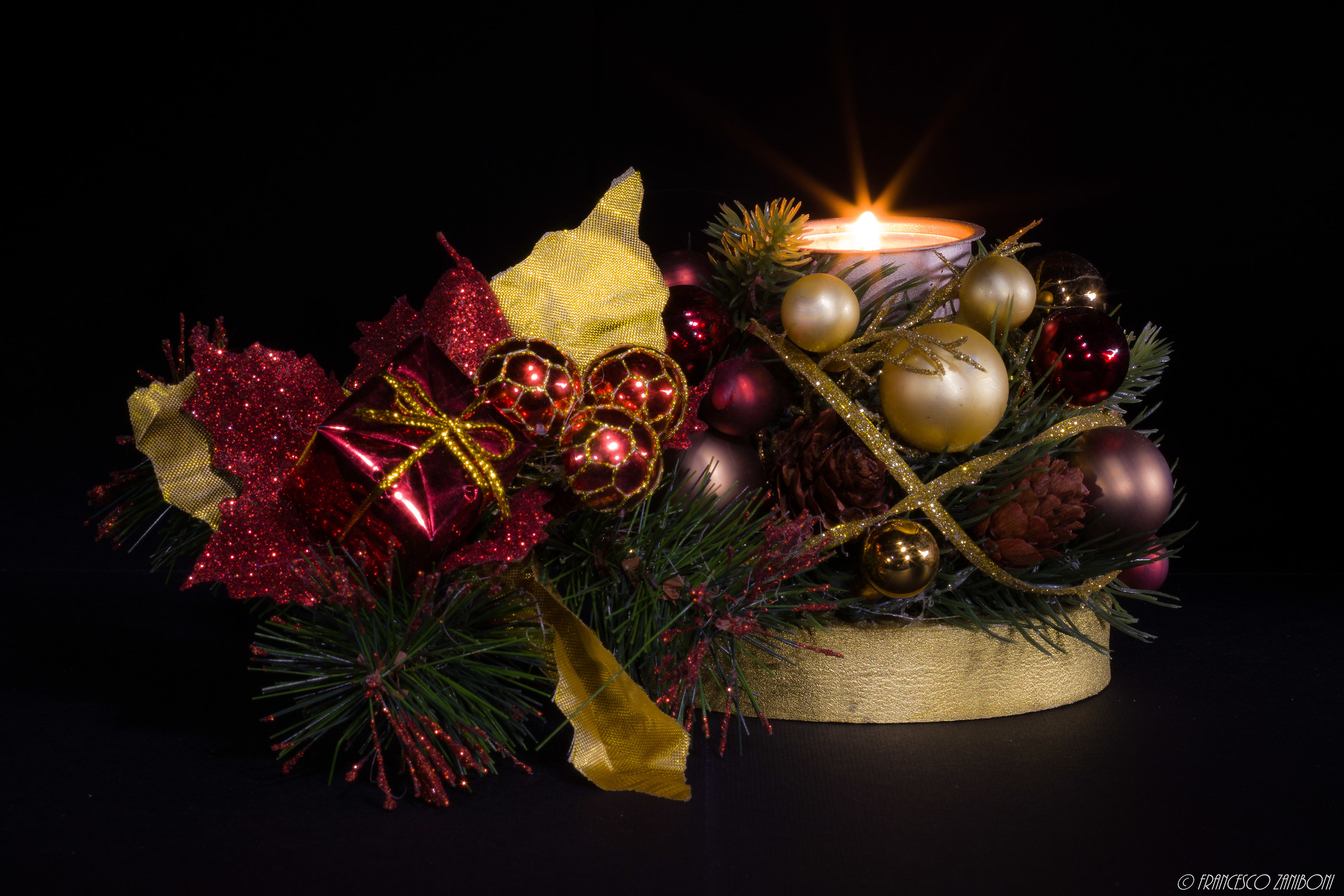 Light Painting Christmas