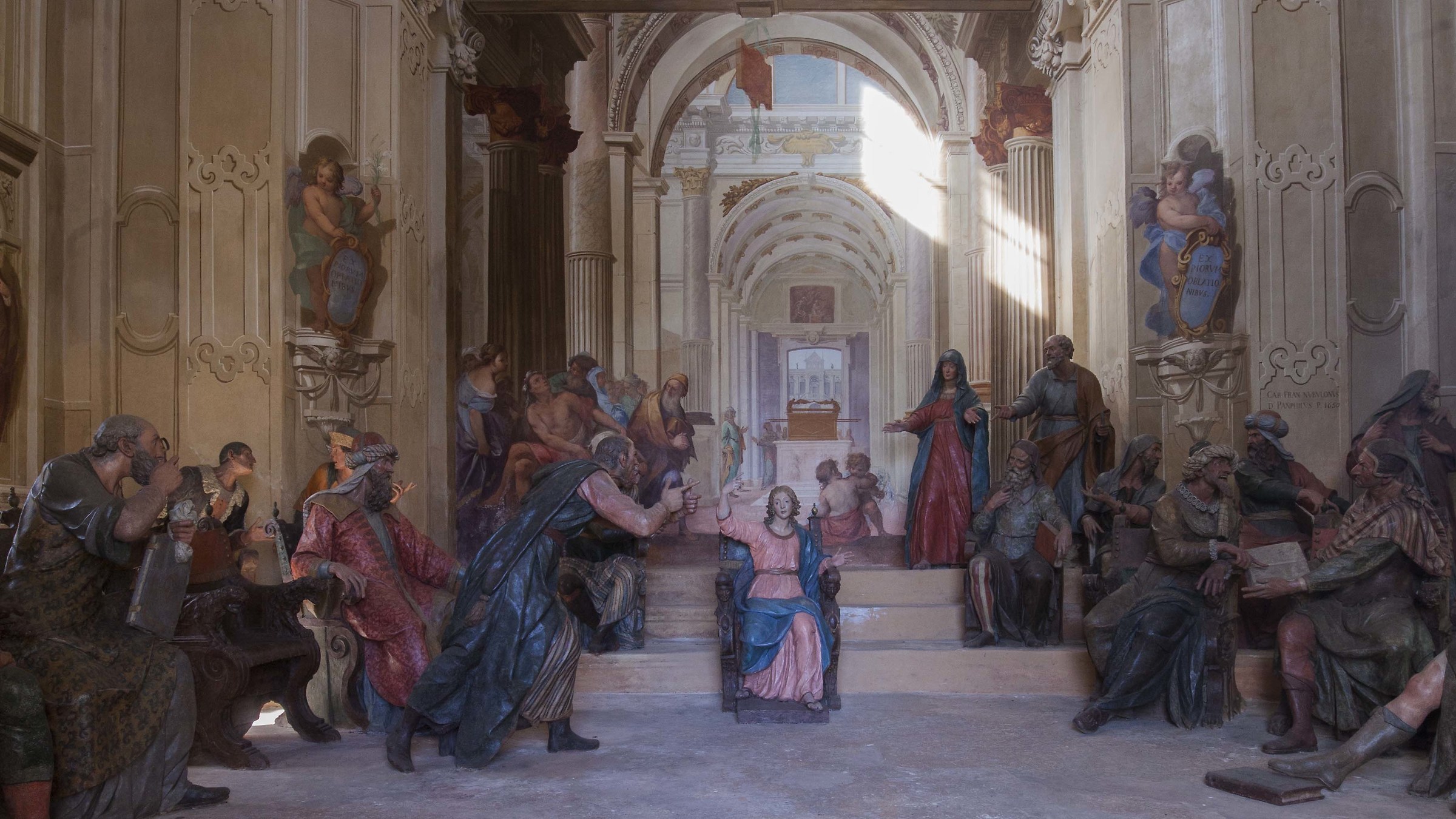 Chapel V - Jesus among the doctors in the temple