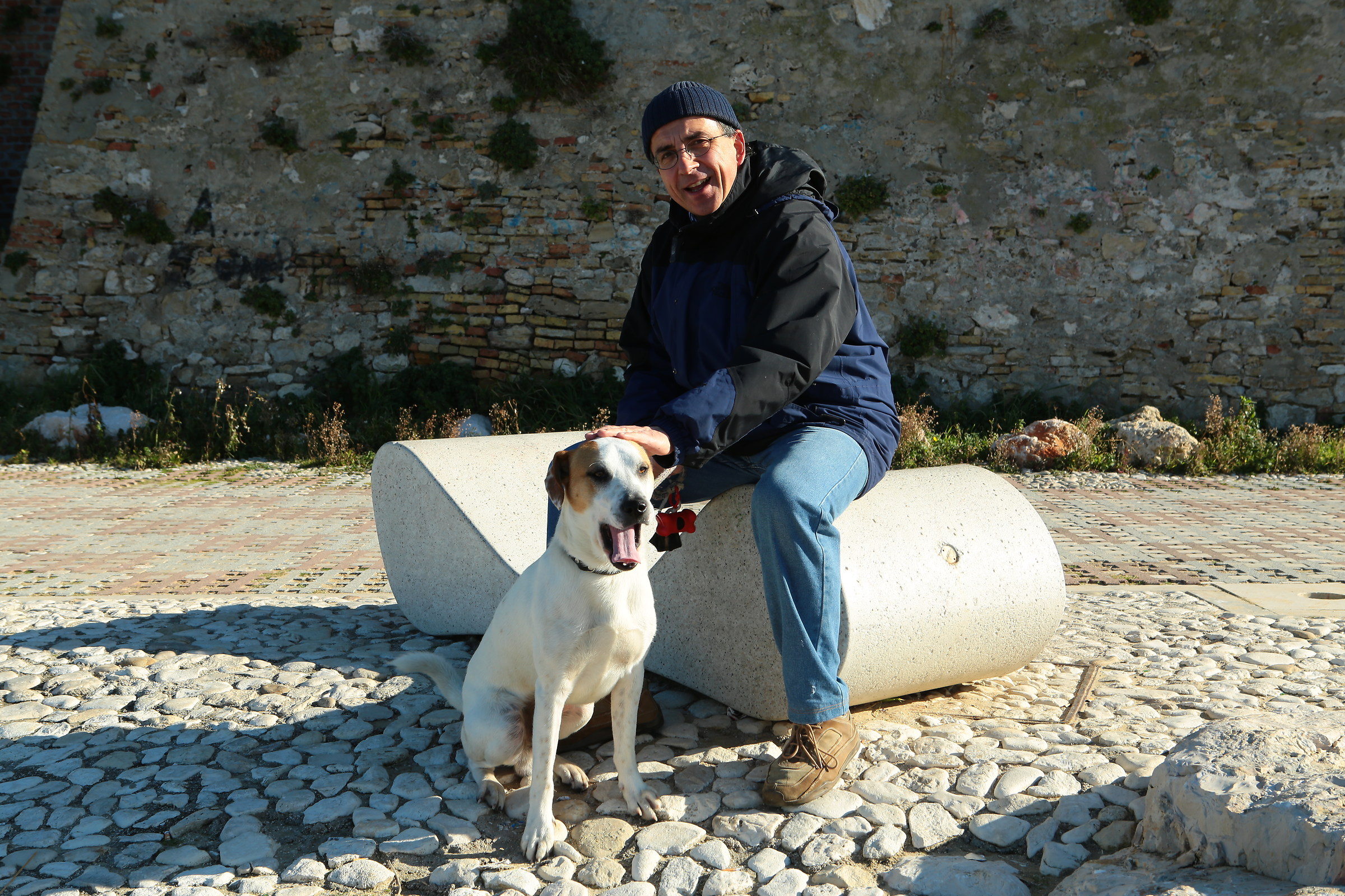 Sandro con il suo fido.
