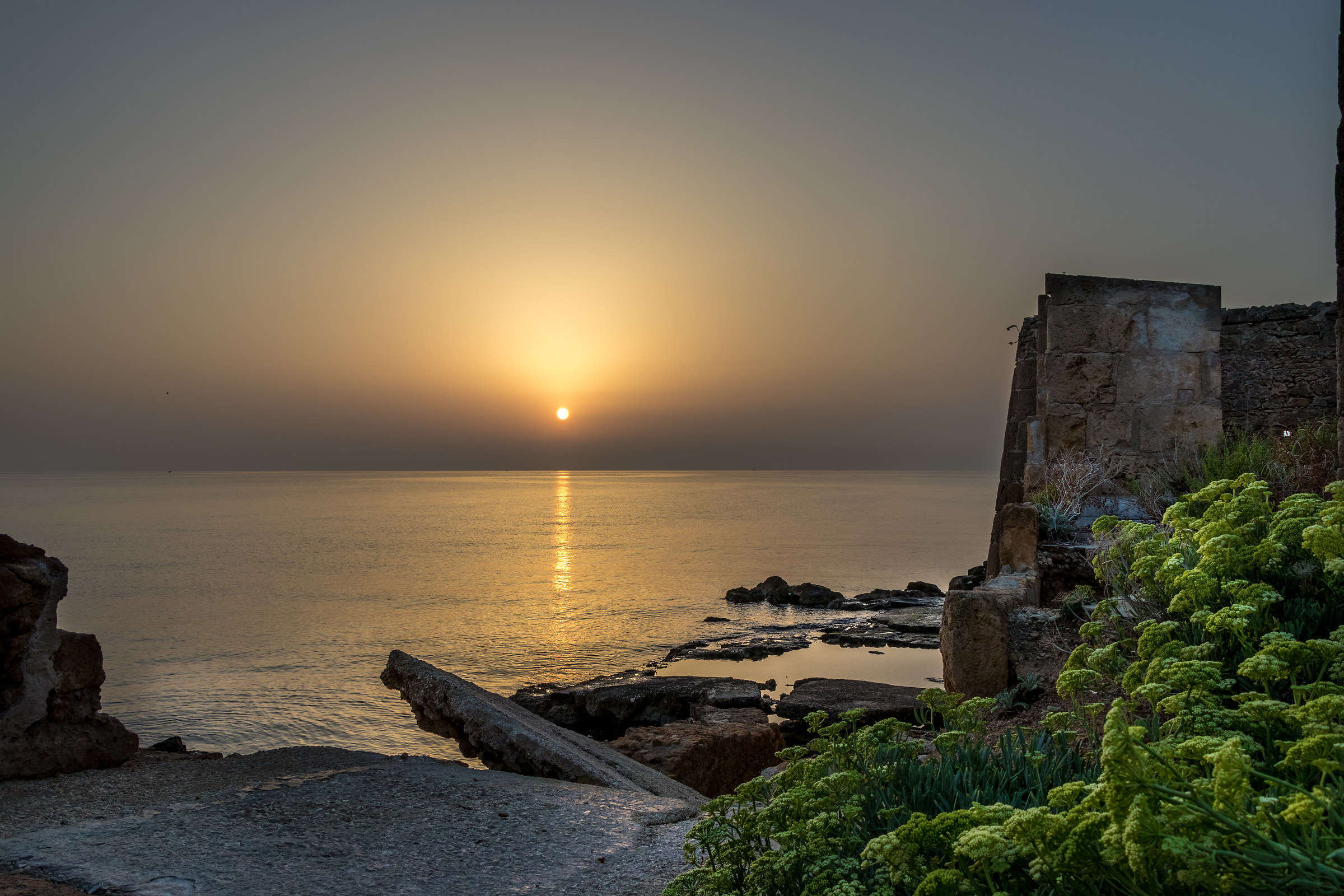 Sunrise from the ruins
