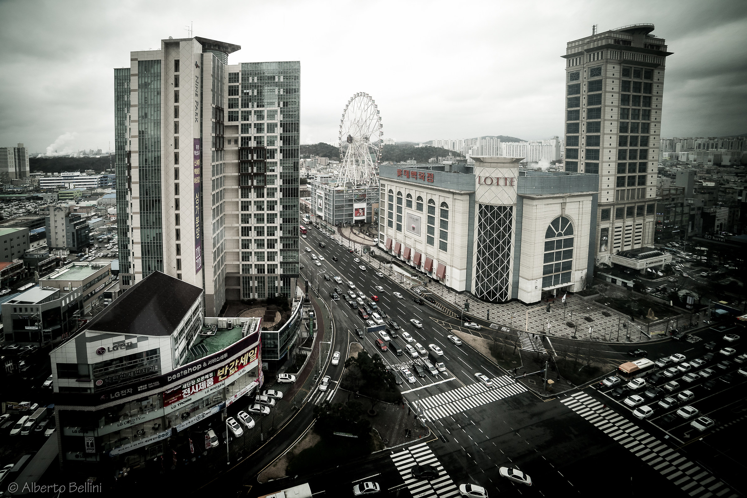 Ulsan - A Gray Day from the window of my home