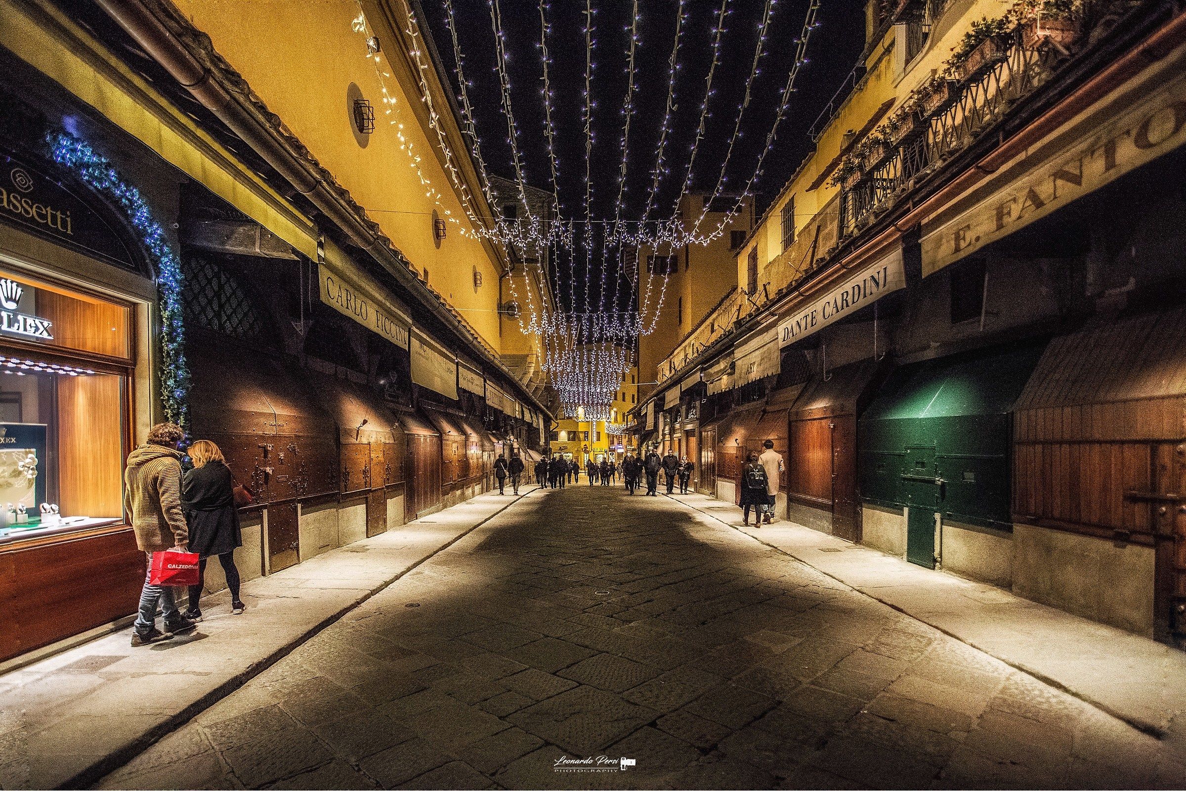 through the streets of Florence ...