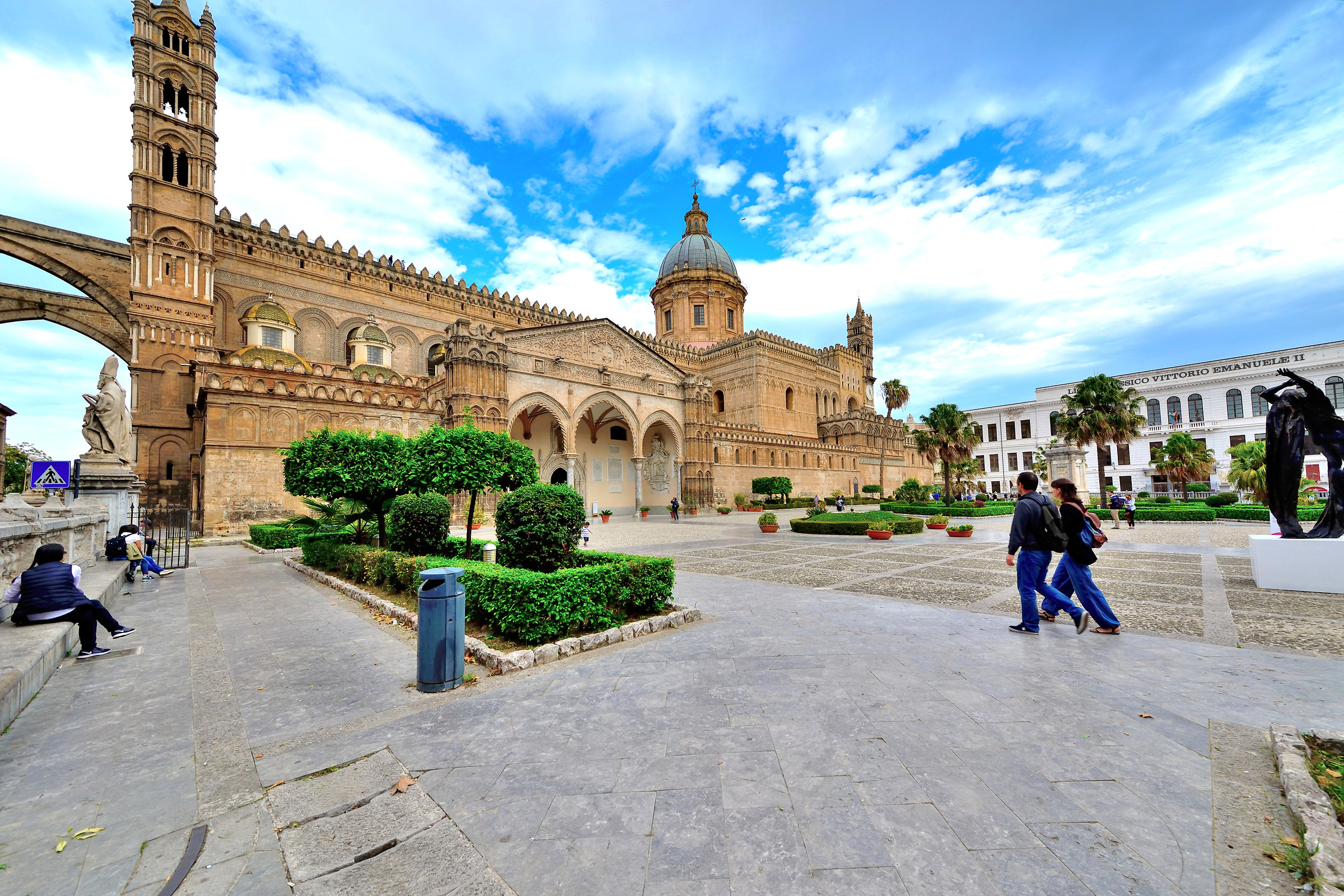 the Palermo cathedral