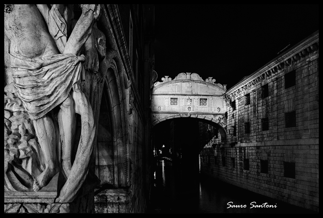 Venice di notte B&N