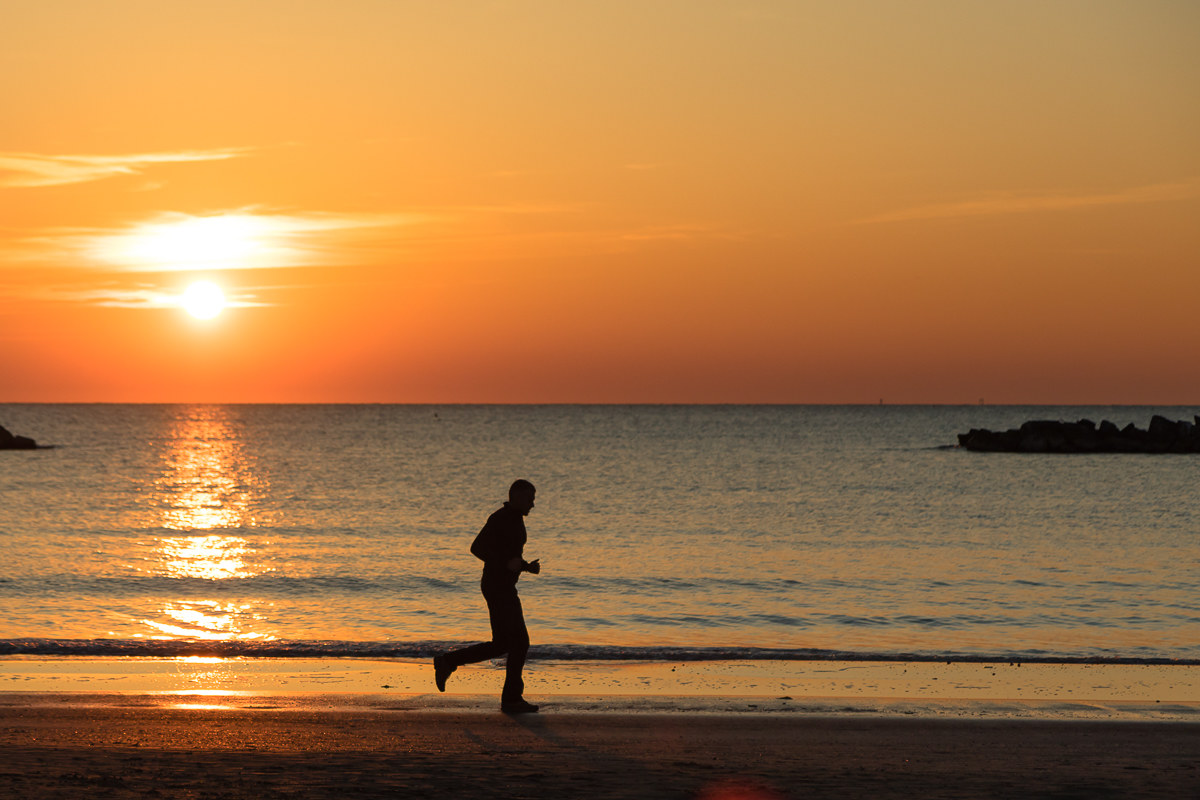 prime prove di scatti all'alba