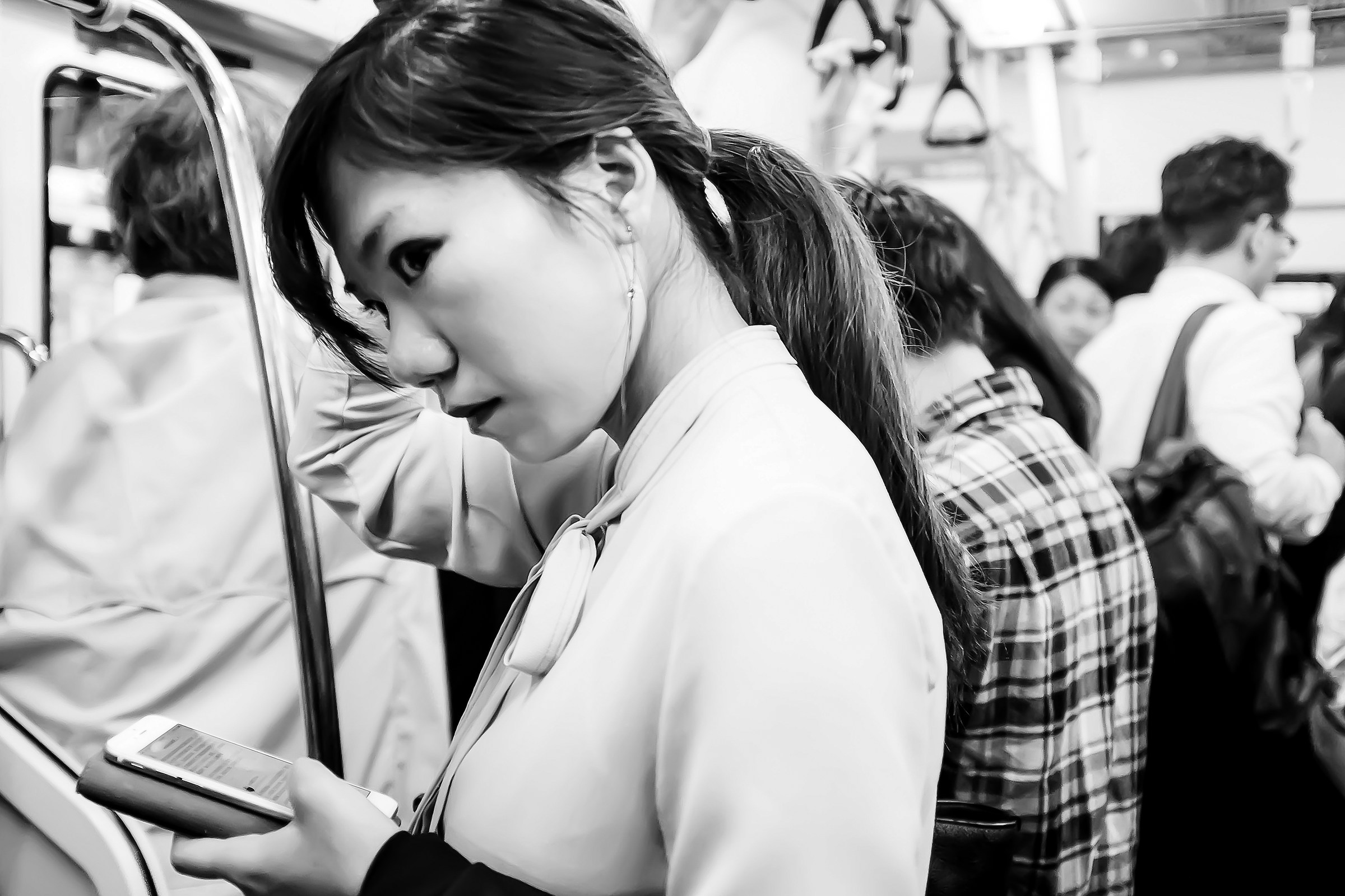 Tokyo: people in the subway