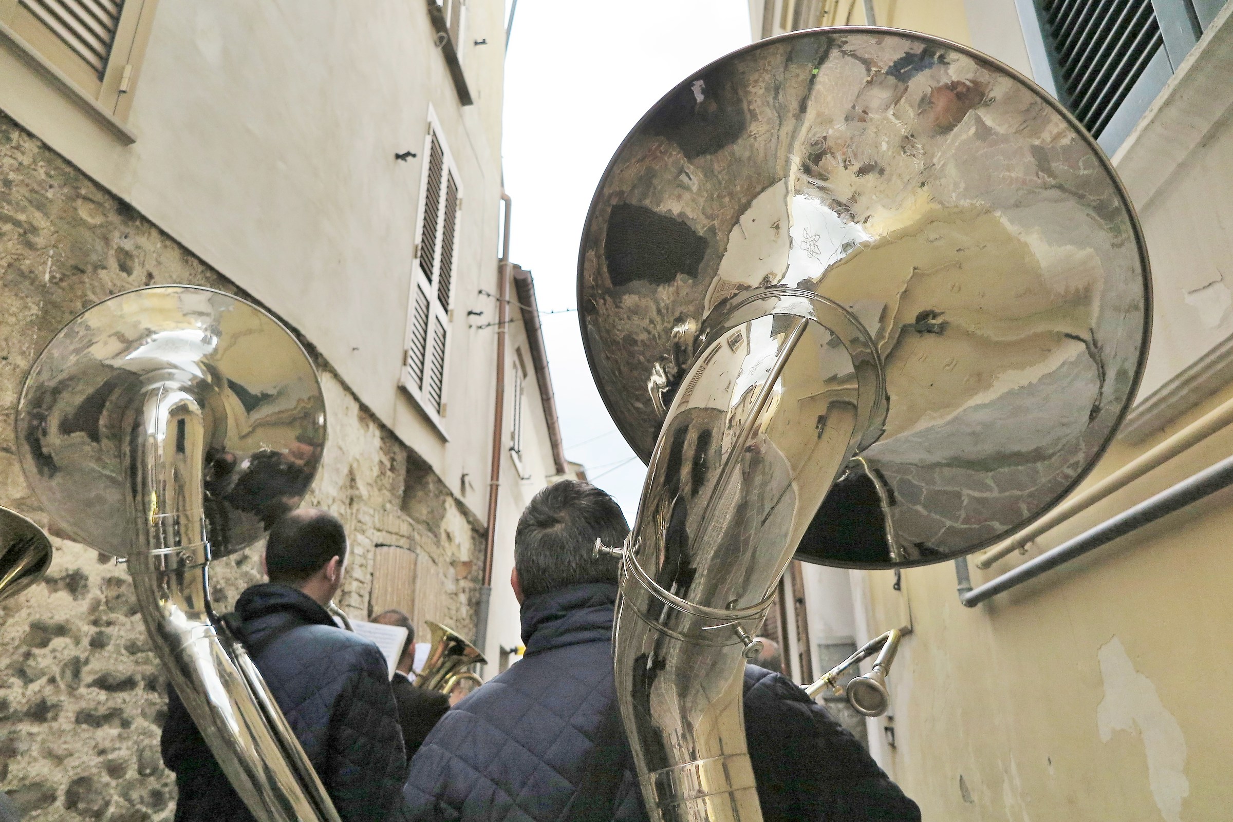 The band and his cheerfulness.