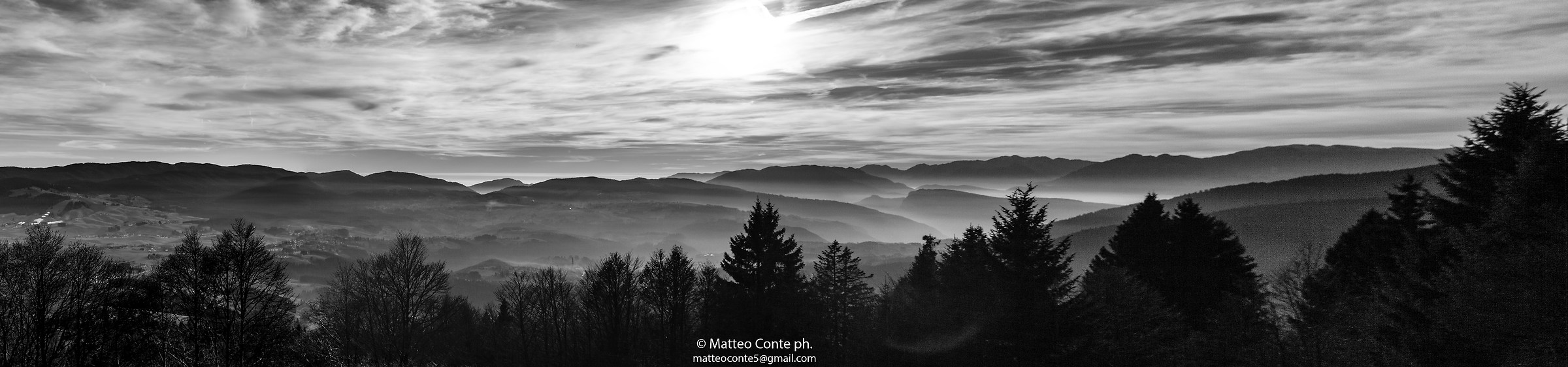 Fog on the plateau. Asiago