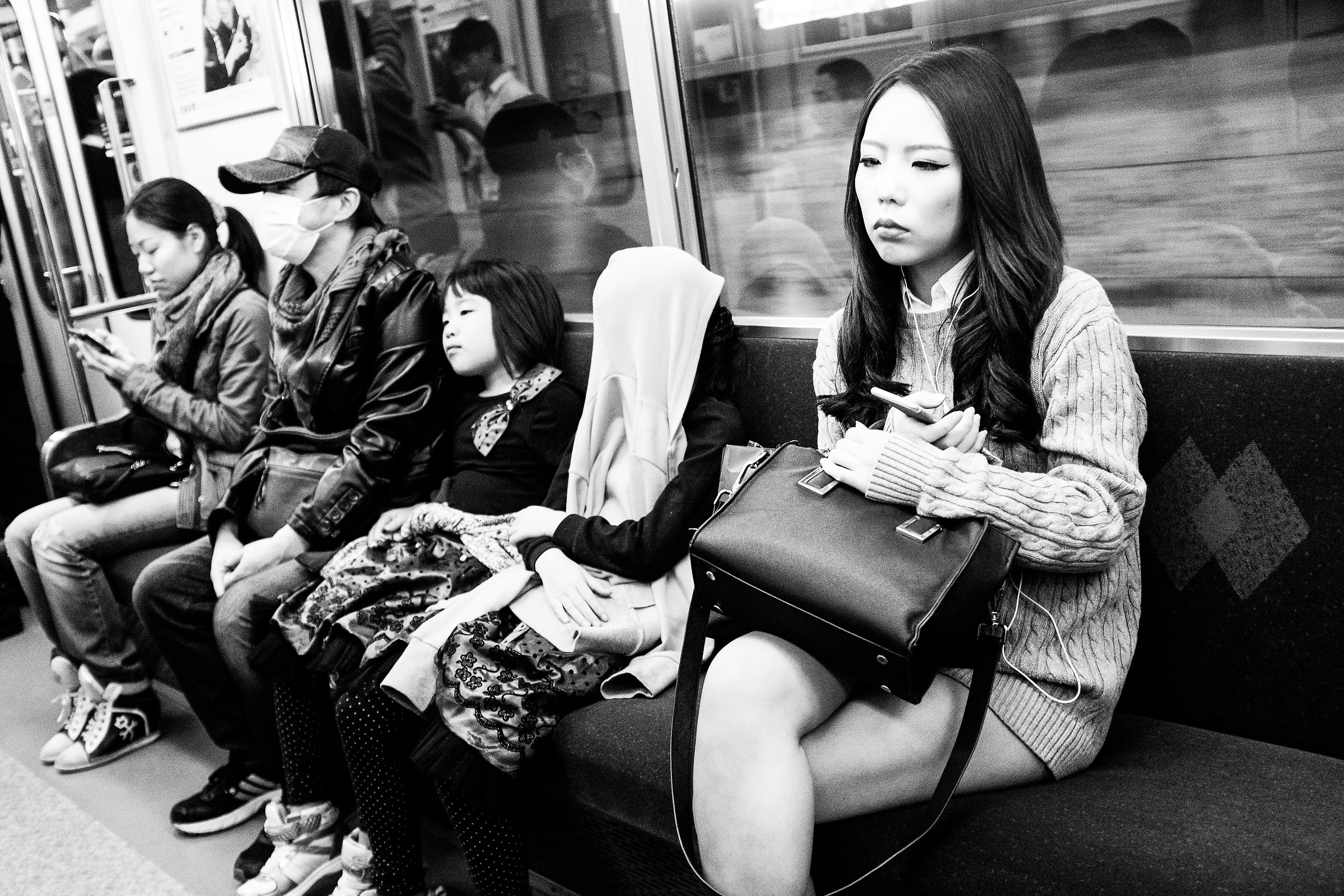 In the Tokyo subway
