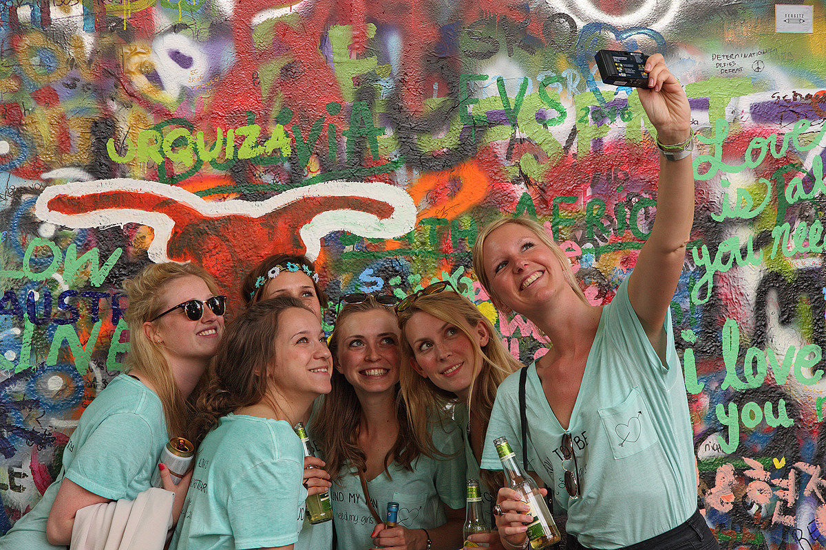 Selfies in Prague
