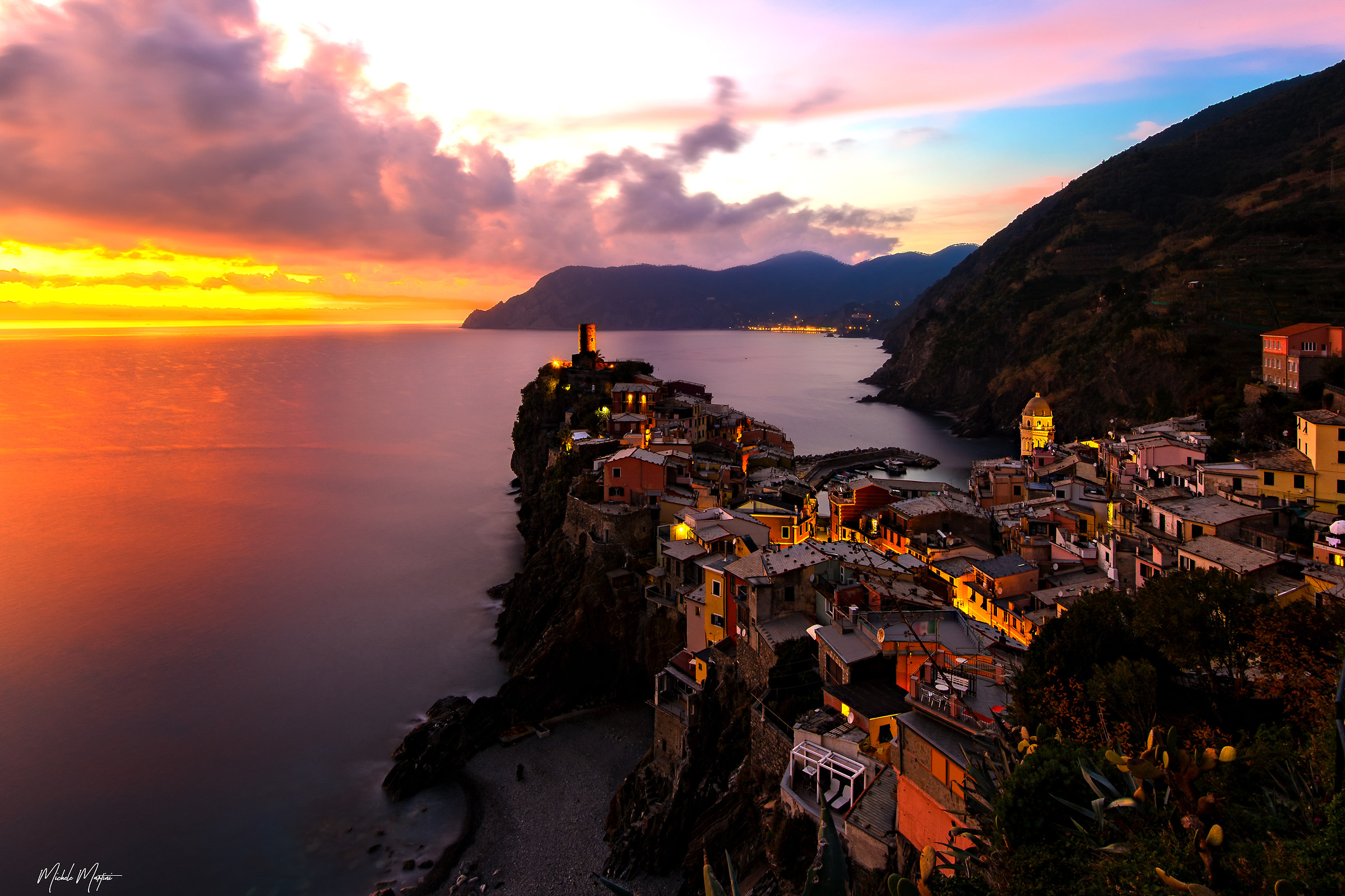 Tramonto a Vernazza