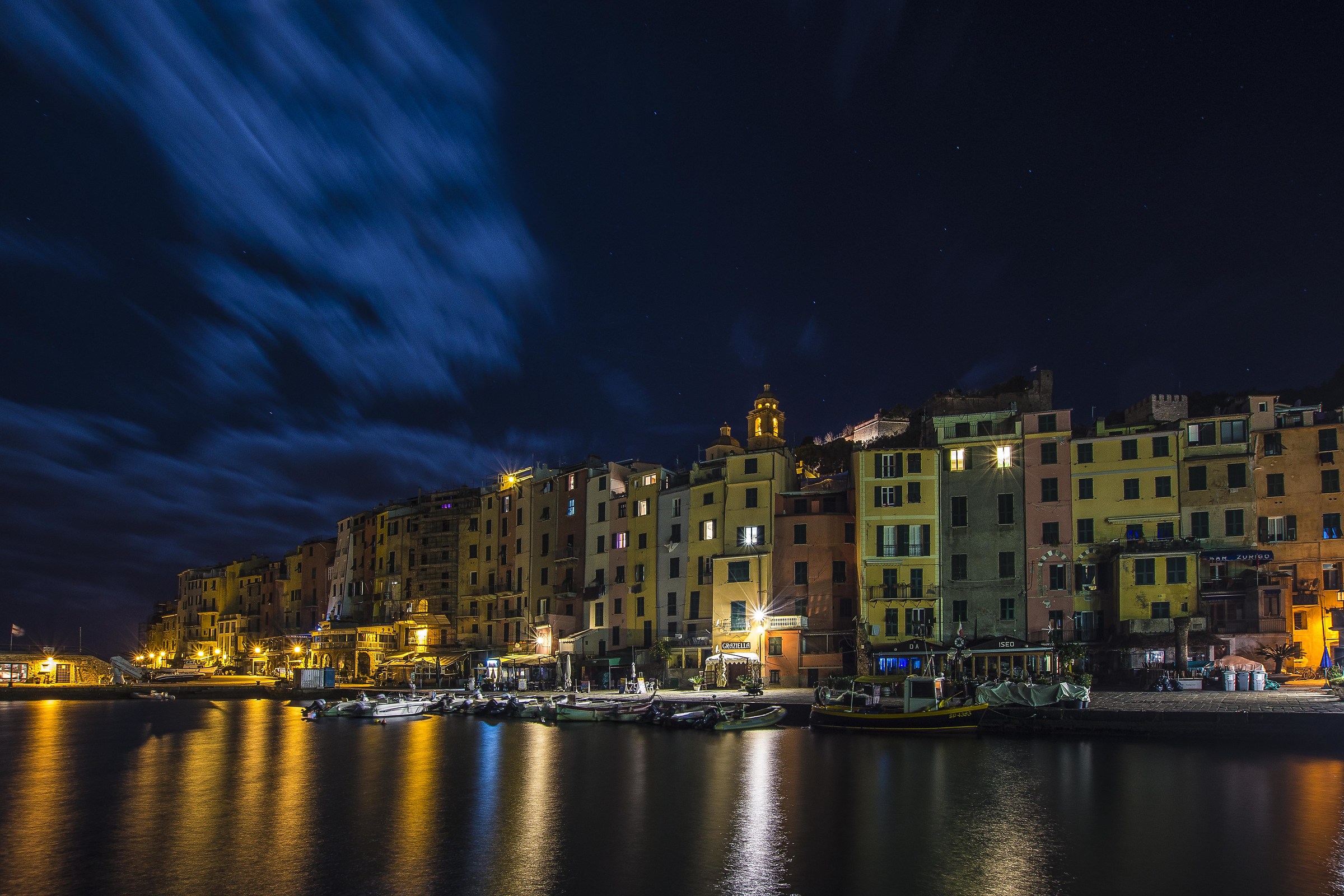 The Porto Venere lights