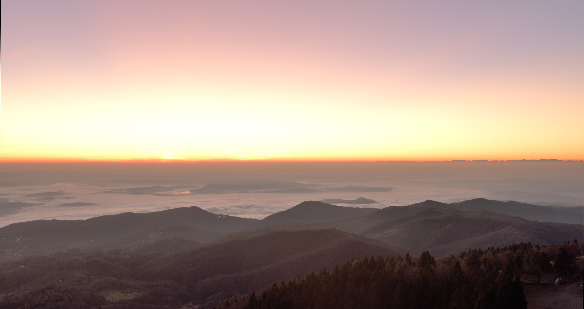 sunrise from Mottarone