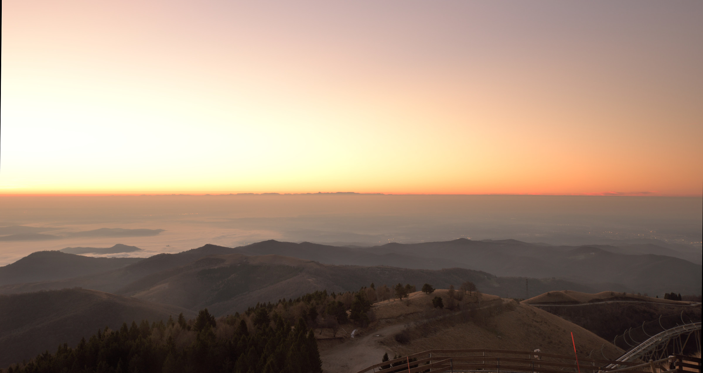 sunrise from Mottarone