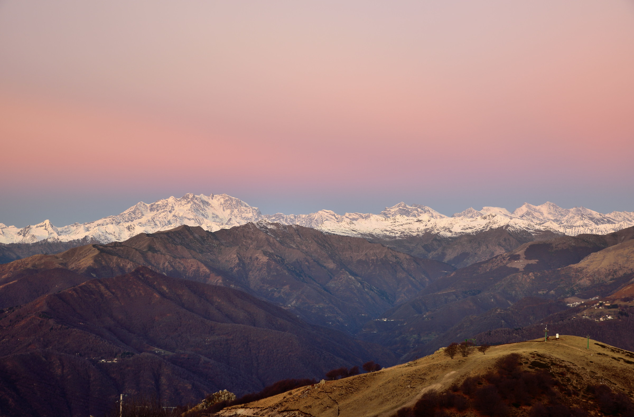 Monte Rosa from Mottarone