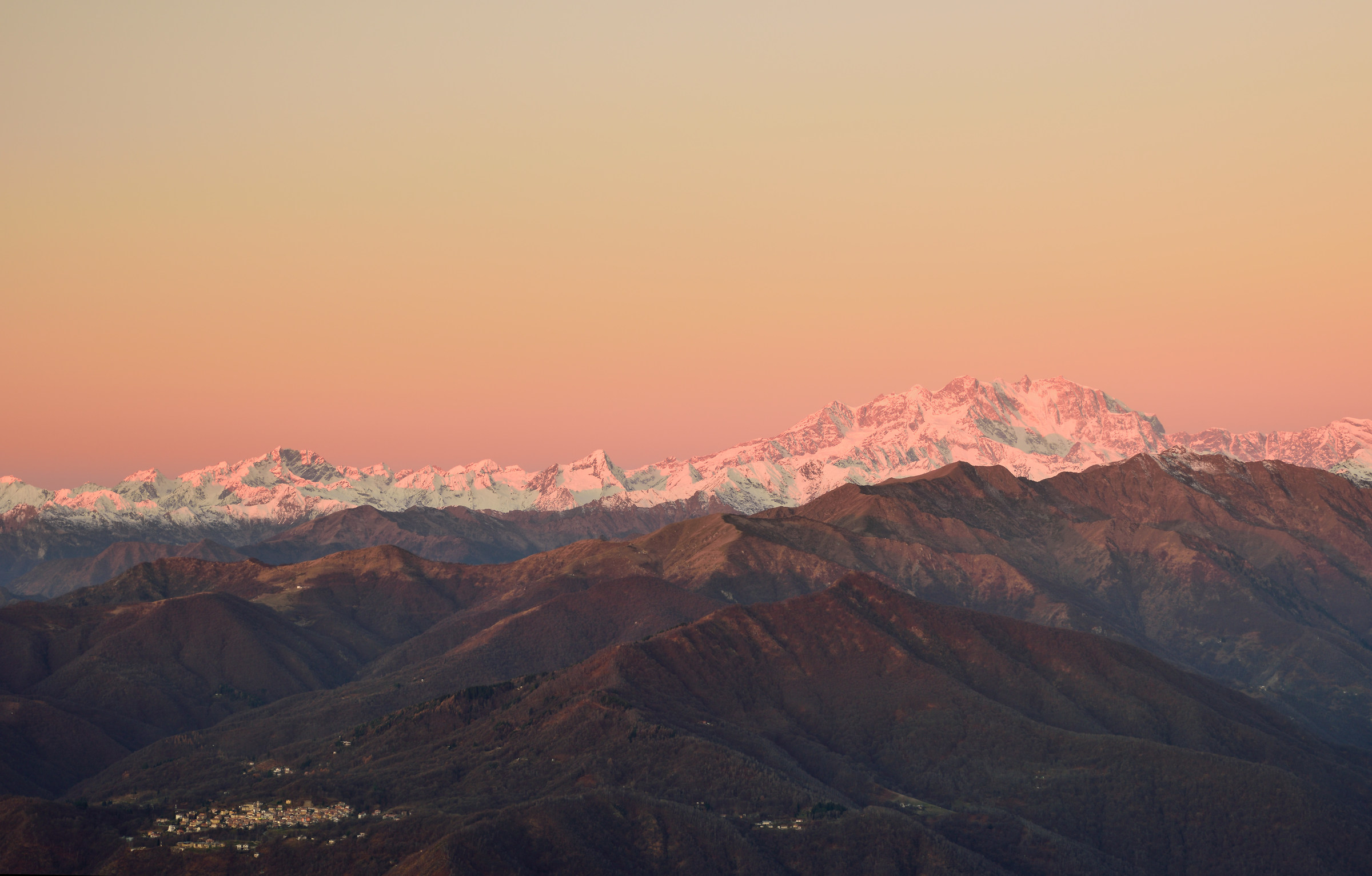 Monte Rosa from Mottarone