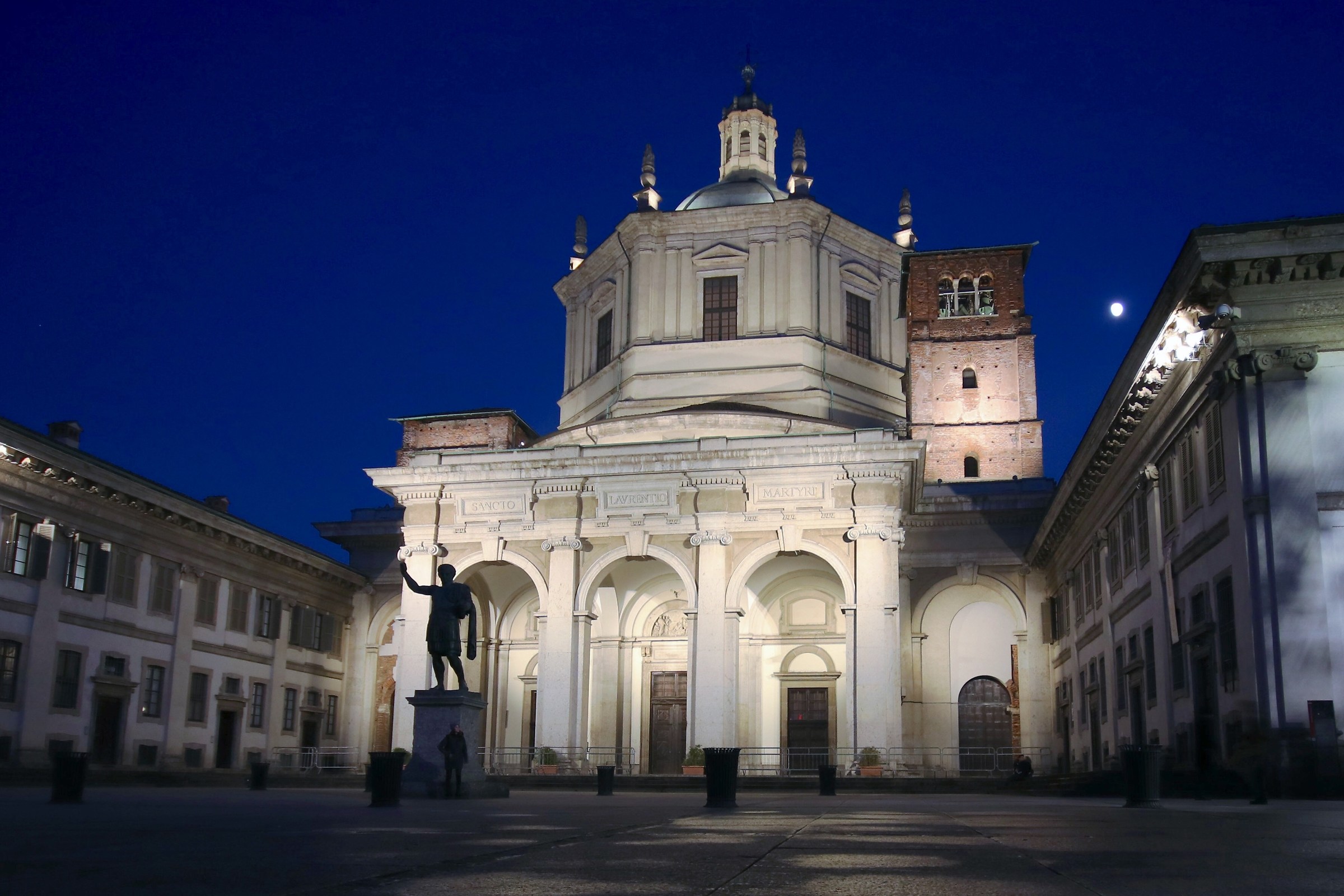 Milan winter 2016. Basilica San Lorenzo