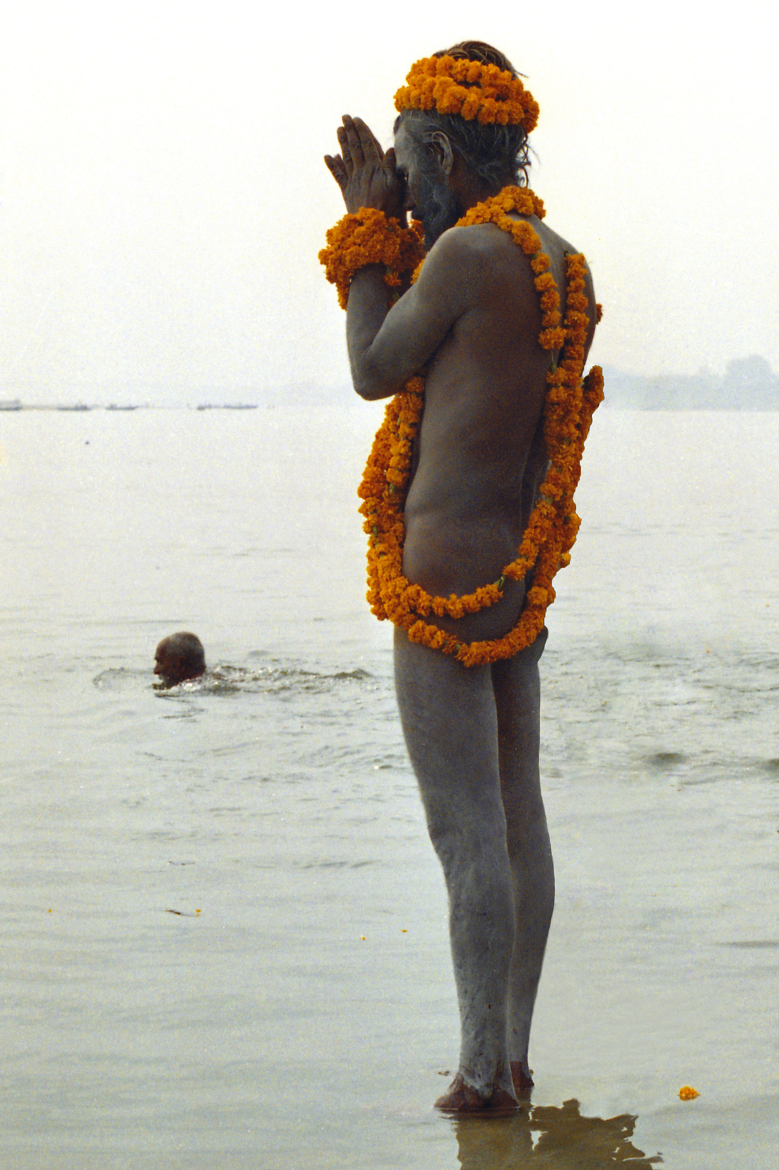 Sadhu praying