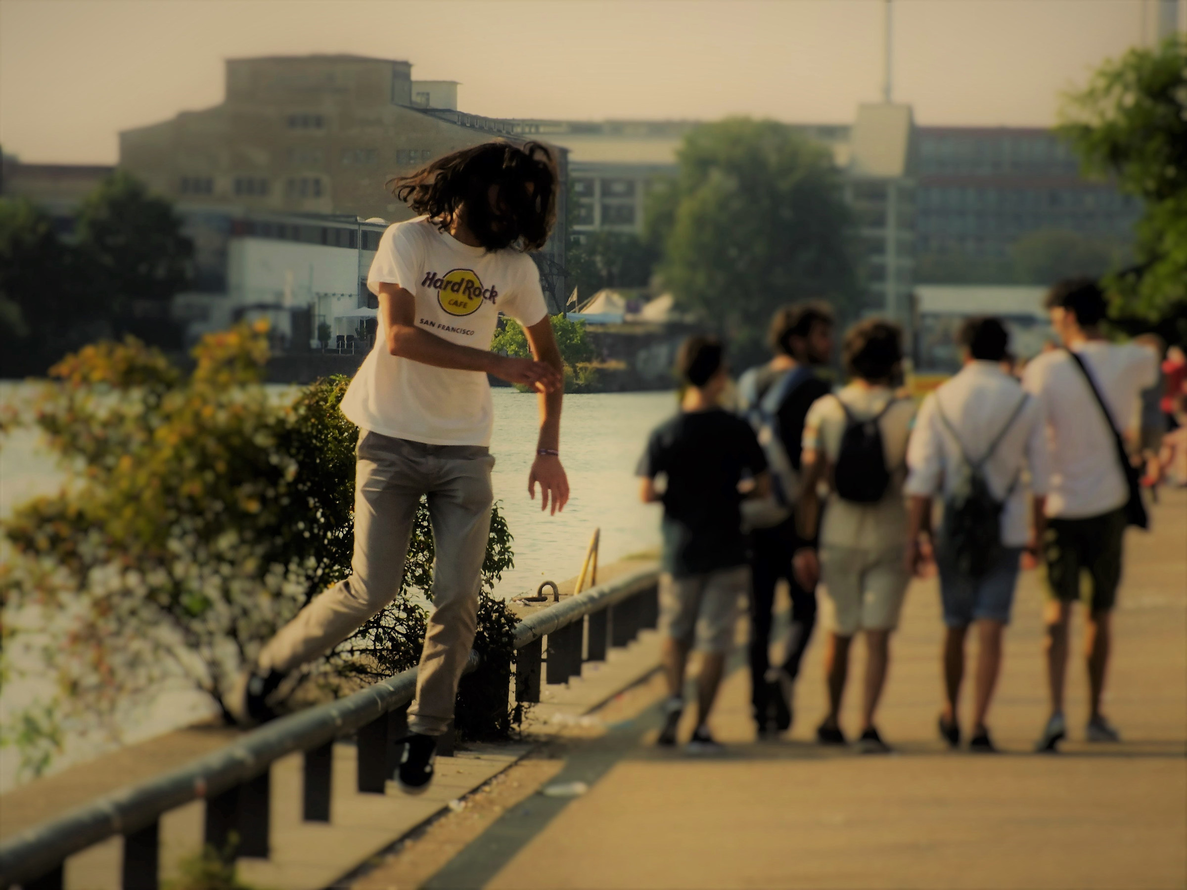 Philosopher in midair