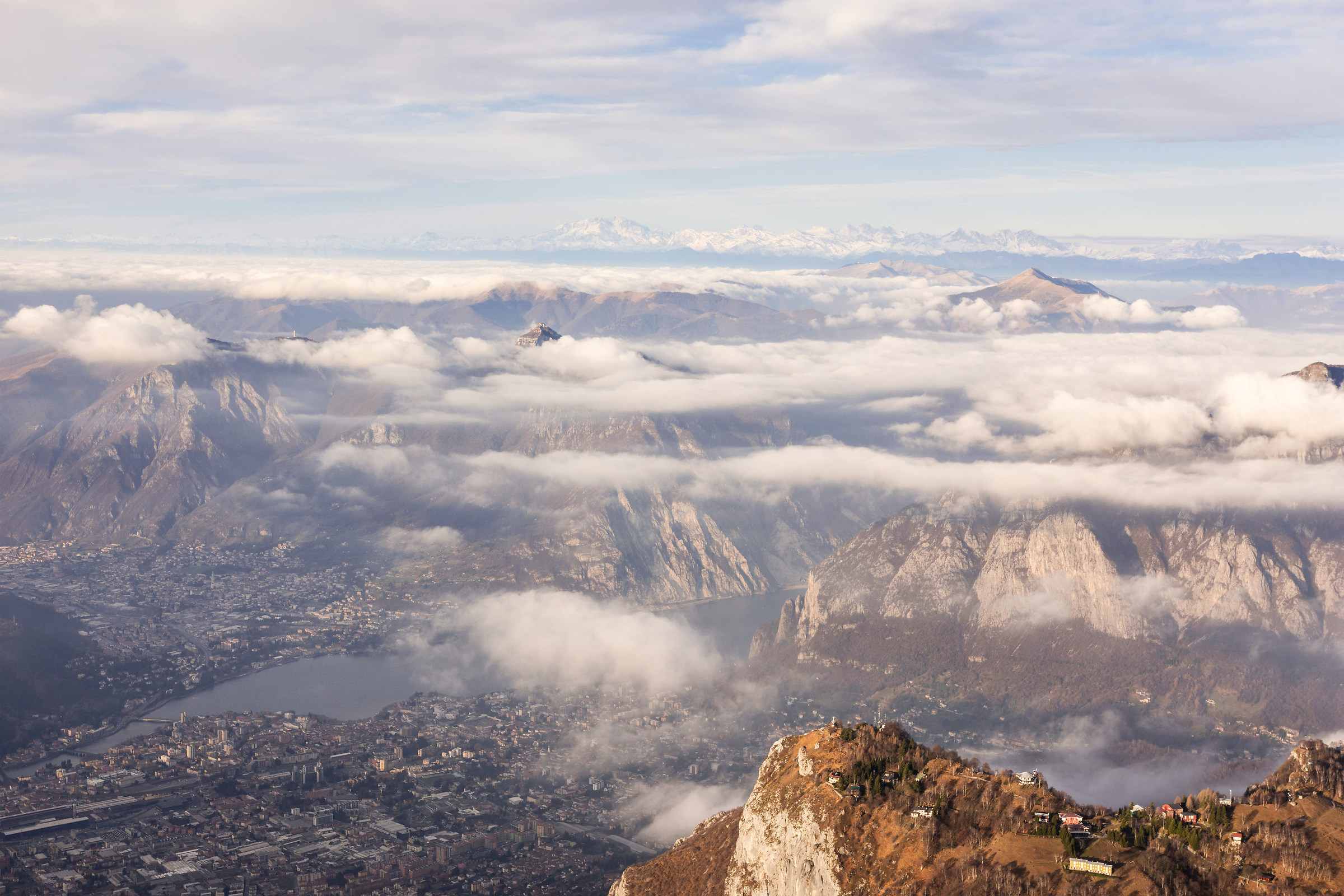 Nuvole su Lecco