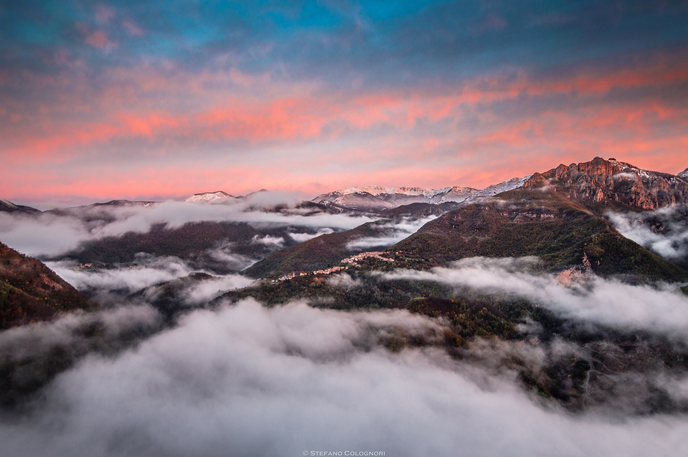 The Val di Lima at dawn