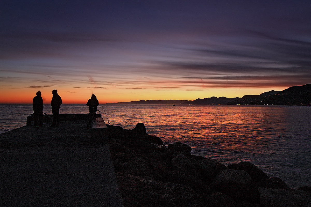 Chat on the pier