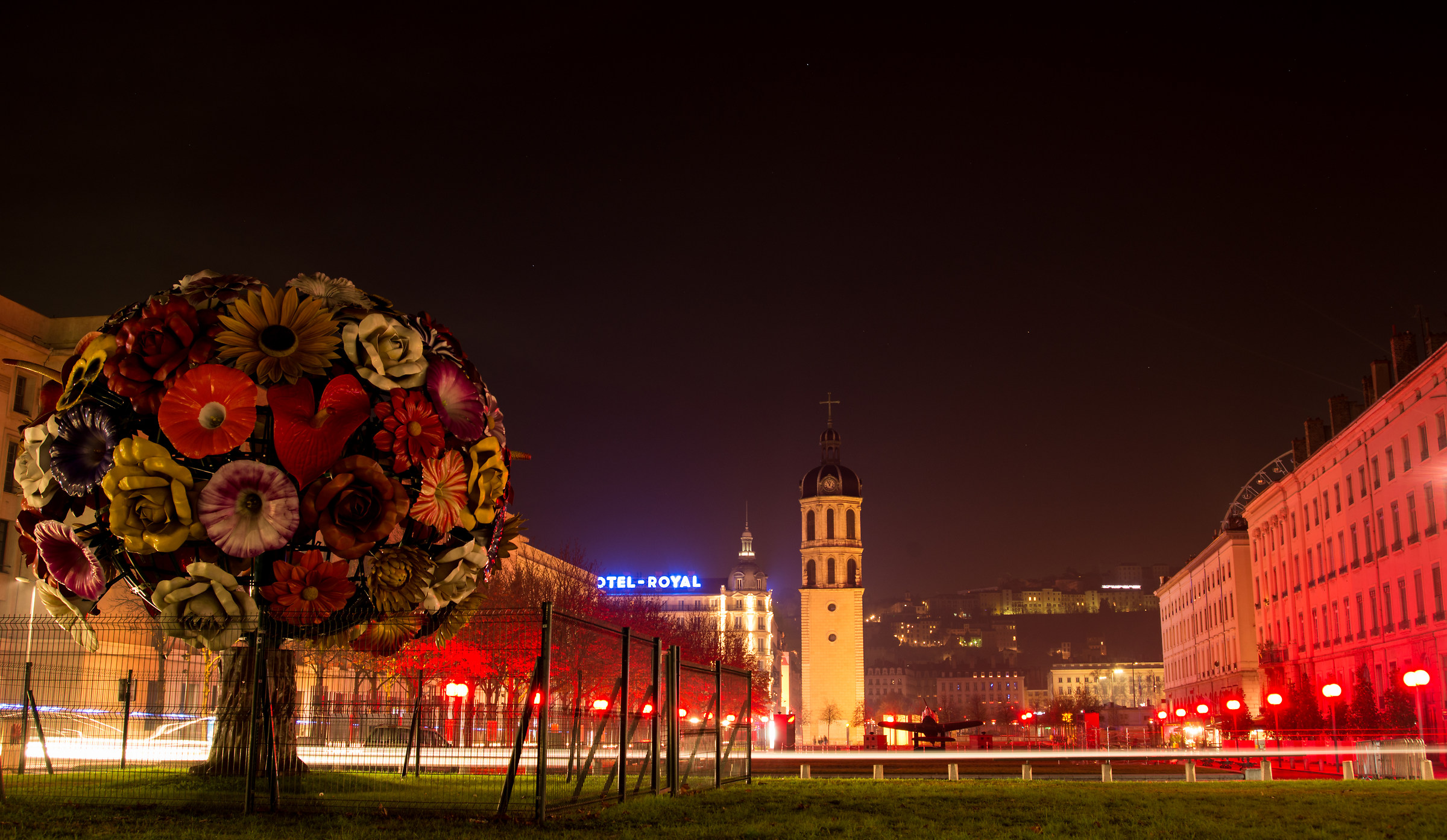 Rayons dans la Place