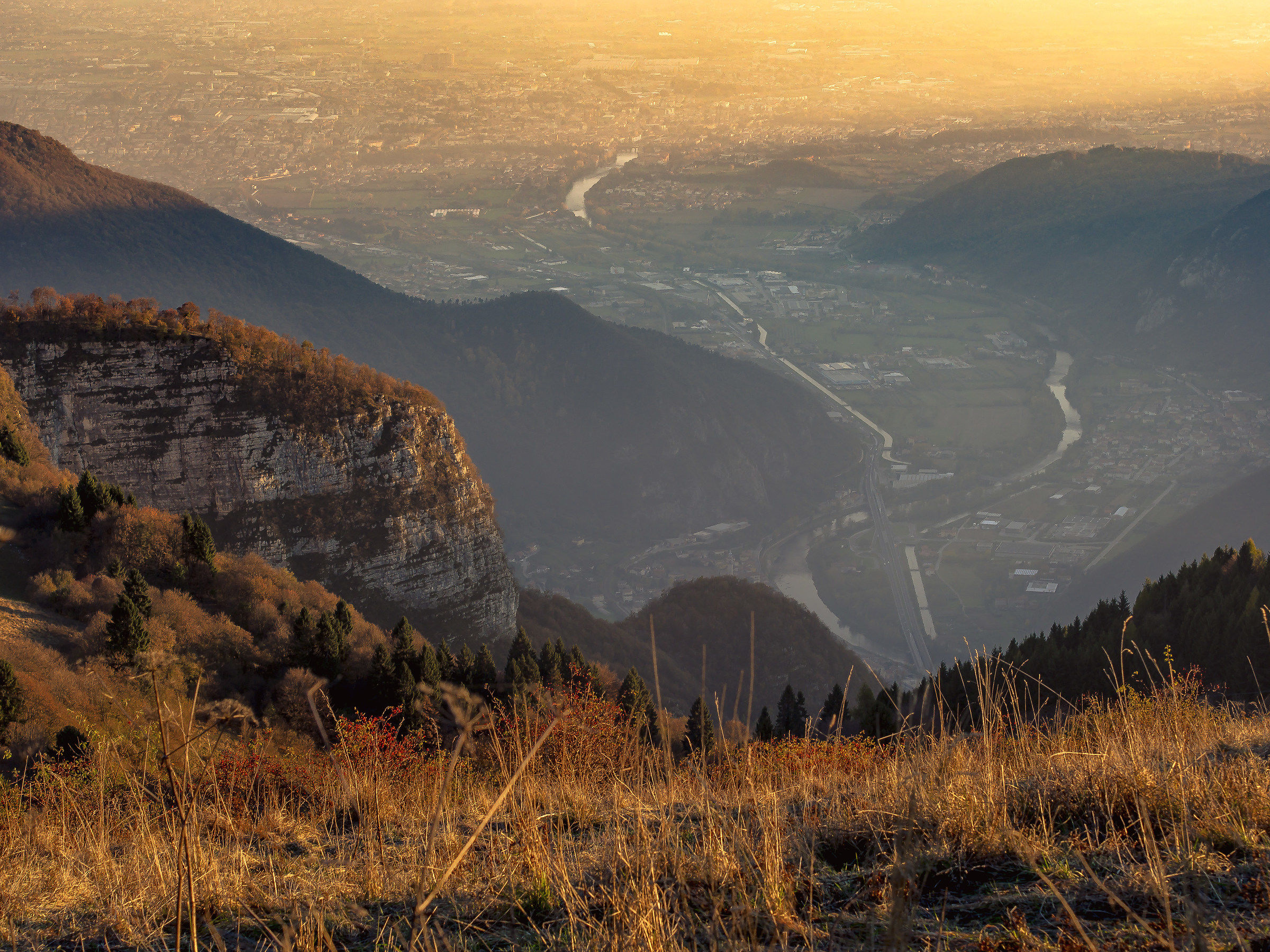 Colli Alti verso il Fiume Brenta