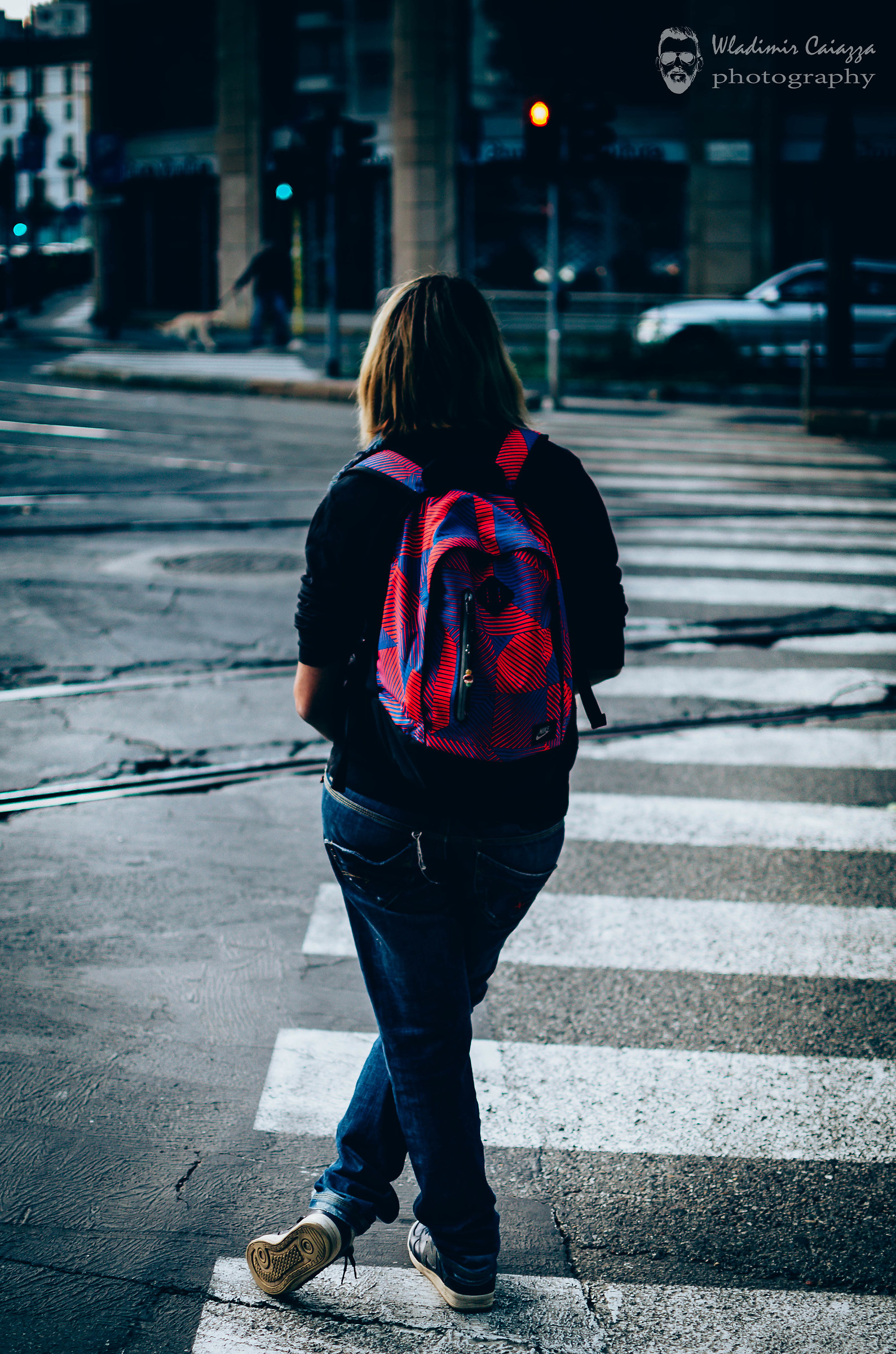 relax at the traffic light