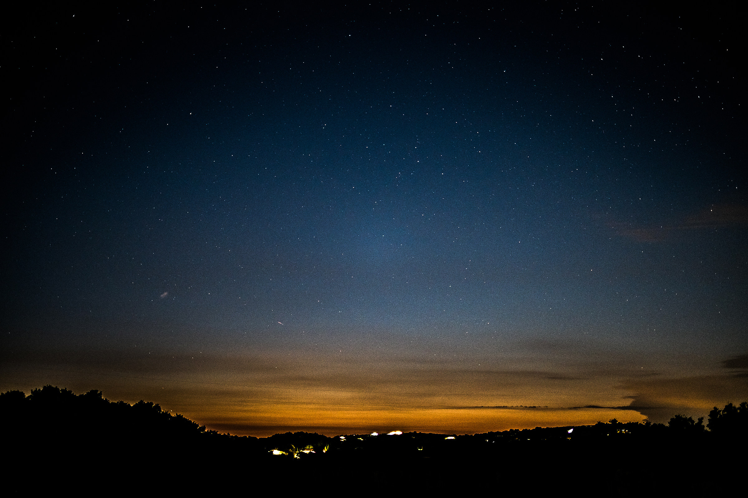 Tramonto estivo su Barbarano Romano